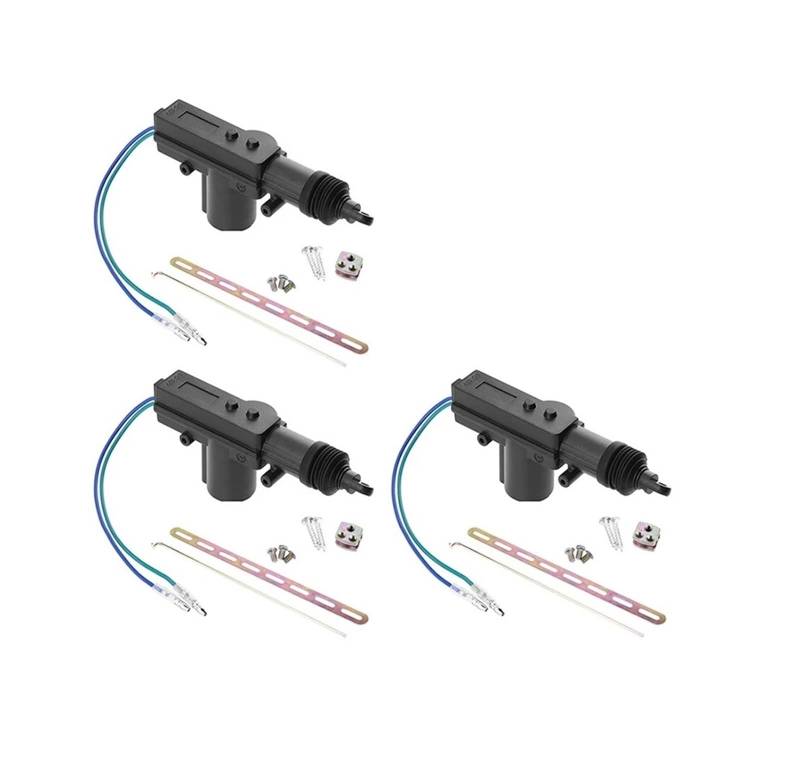 Elektrisch Fensterheber 2-10set 12V Power Locking System Einzel Pistole Typ Kit Universal Auto Elektrische Fernbedienung Zentrale Türschloss Antrieb Auto Heavy-Duty Fensterheber(2Wire 3set) von AJHJET