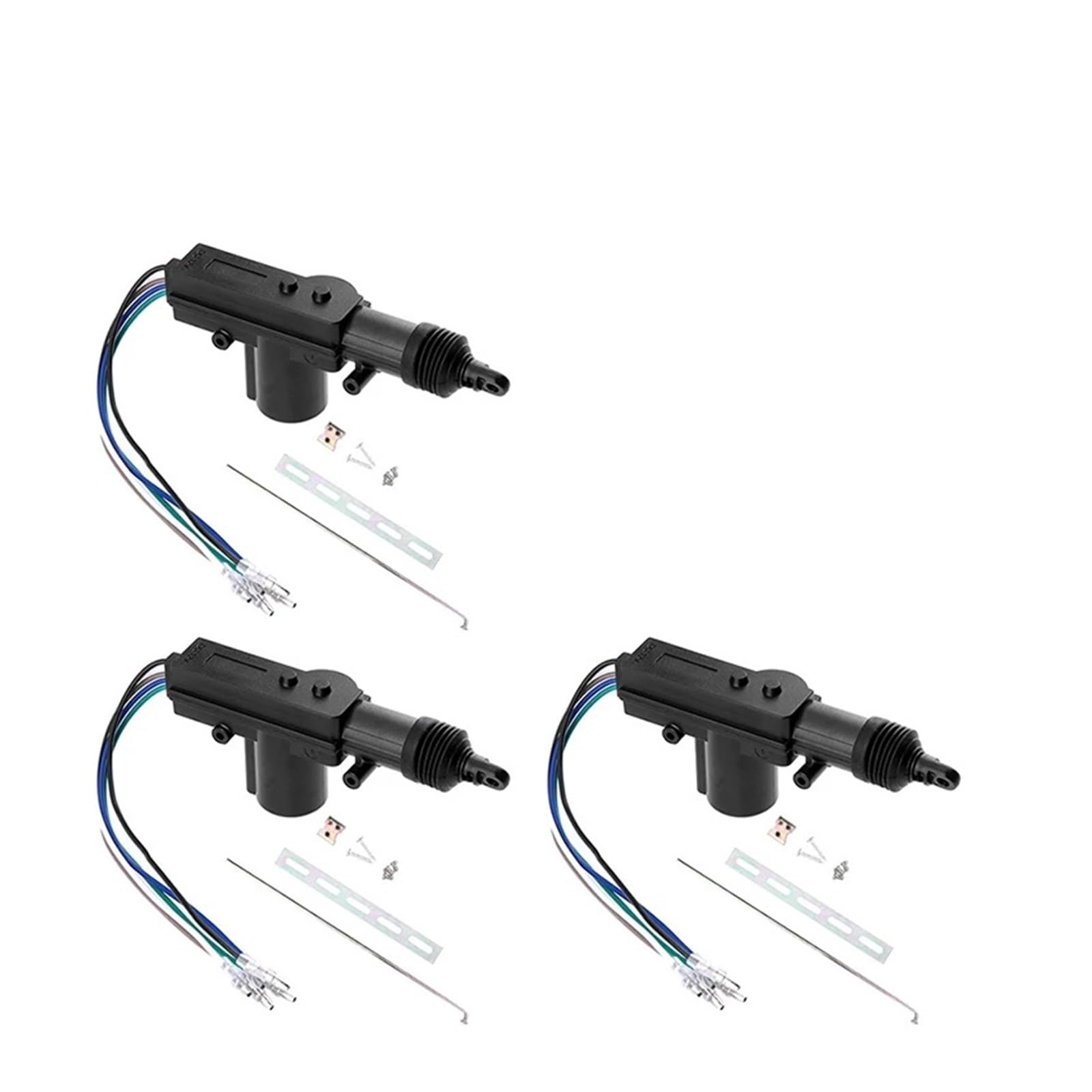 Elektrisch Fensterheber 2-10set 12V Power Locking System Einzel Pistole Typ Kit Universal Auto Elektrische Fernbedienung Zentrale Türschloss Antrieb Auto Heavy-Duty Fensterheber(5Wire 3set) von AJHJET