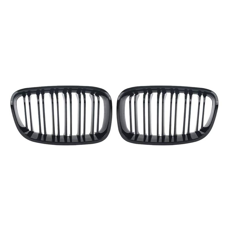 Front Kühlergrille Auto Frontgrill 1 Paar Auto Front Stoßstange Kühlergrill Niere Ersatz Gitter Für 1 Serie F20 F21 116i 118i 120i 120d 125i 2012 2013 2014 Kühlergrill(Gloss Black) von AJHJET