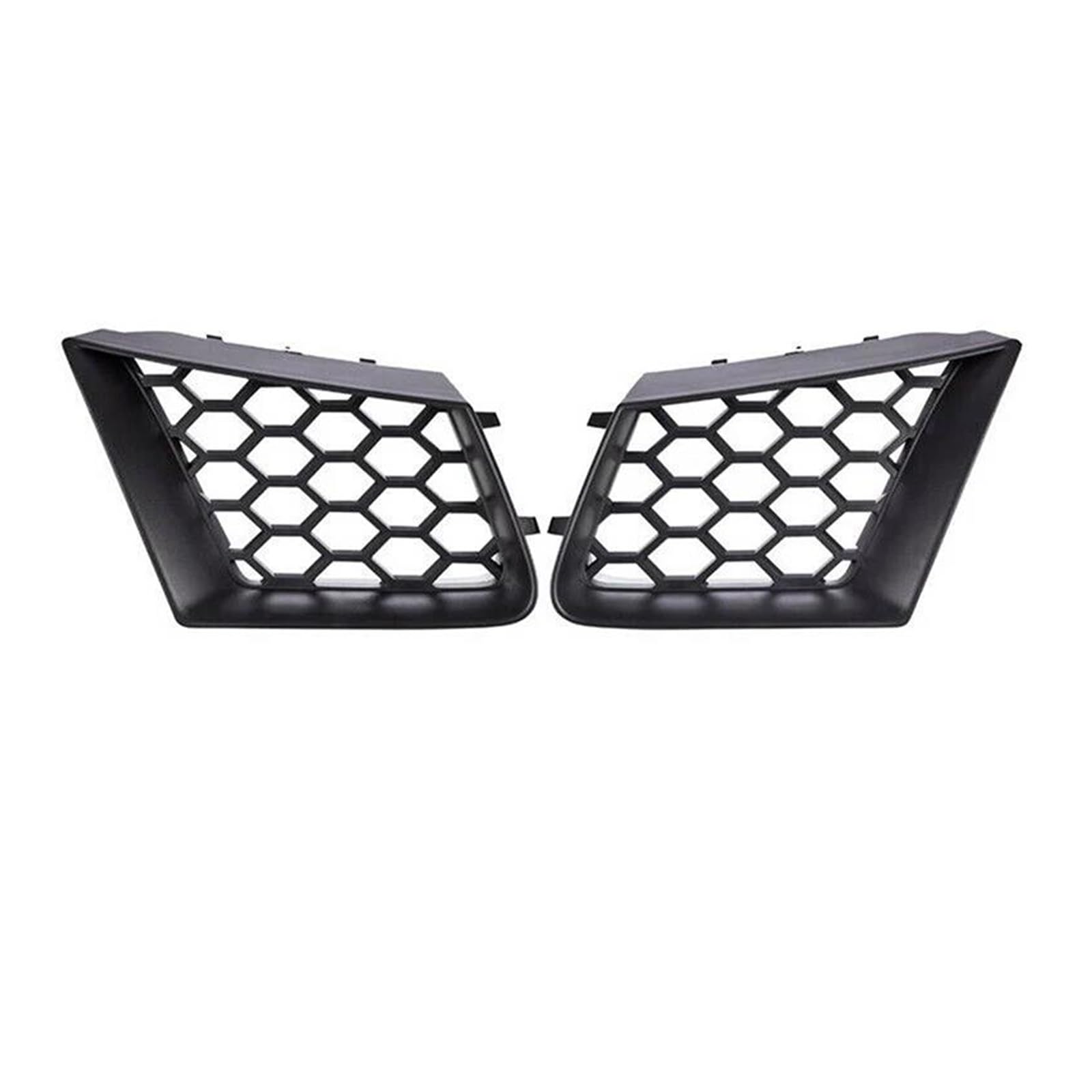 Front Kühlergrille Auto Frontgrill 1 Paar Auto Frontstoßstange Obere Gitter Abdeckung Für Sitz Für Ibiza Für Cordoba Typ 6L 2002 2003 2004 2005 2006 2007 2008 2009 Matt Schwarz von AJHJET