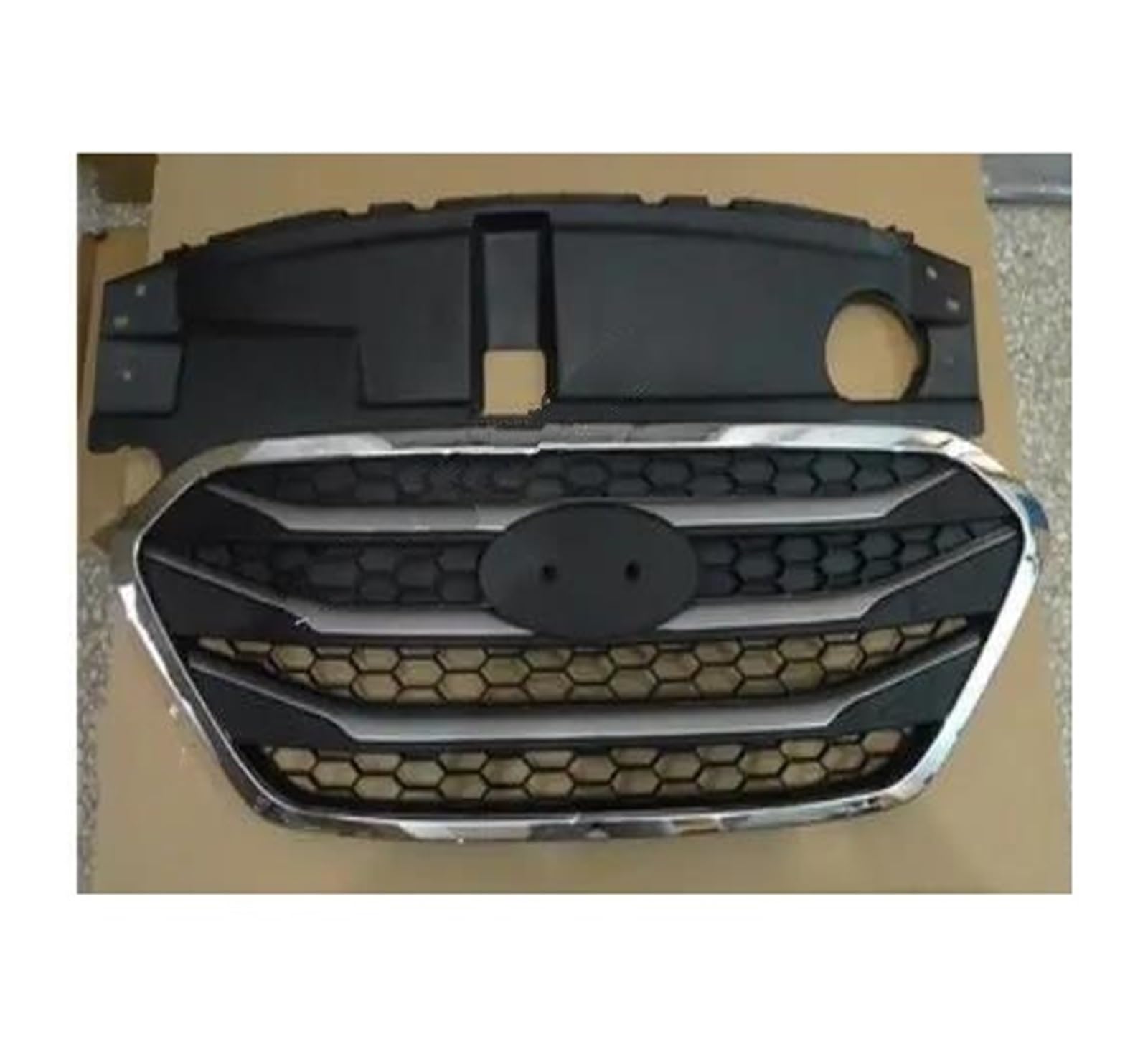 Front Kühlergrille Auto Frontgrill 1PC Auto Styling Für Hyundai Für Tucson Für Ix35 2010-2011 2012 2013 2014 ABS Front Kühlergrill Trim Racing Grills Trim(B) von AJHJET