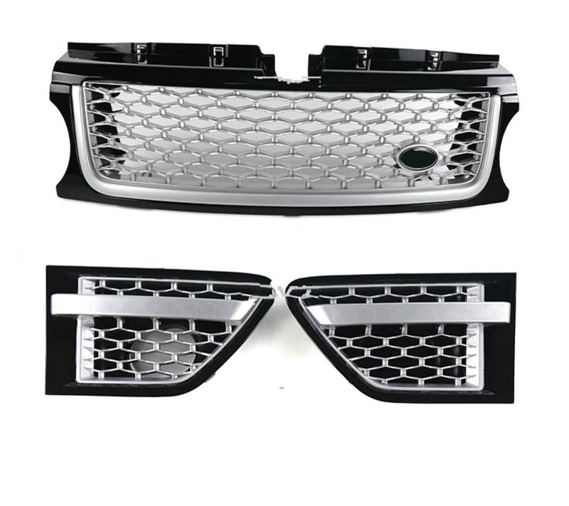 Front Kühlergrille Auto Frontgrill 3 Stücke Für Land Für Rover Für Range Für Rover Für Sport 2010 2011 2012 2013 L320 Auto Front Stoßstange Kühlergrill Seite Vent Abdeckung Grills(A) von AJHJET