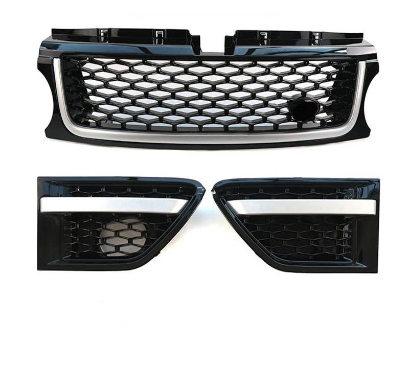 Front Kühlergrille Auto Frontgrill 3 Stücke Für Land Für Rover Für Range Für Rover Für Sport 2010 2011 2012 2013 L320 Auto Front Stoßstange Kühlergrill Seite Vent Abdeckung Grills(B) von AJHJET