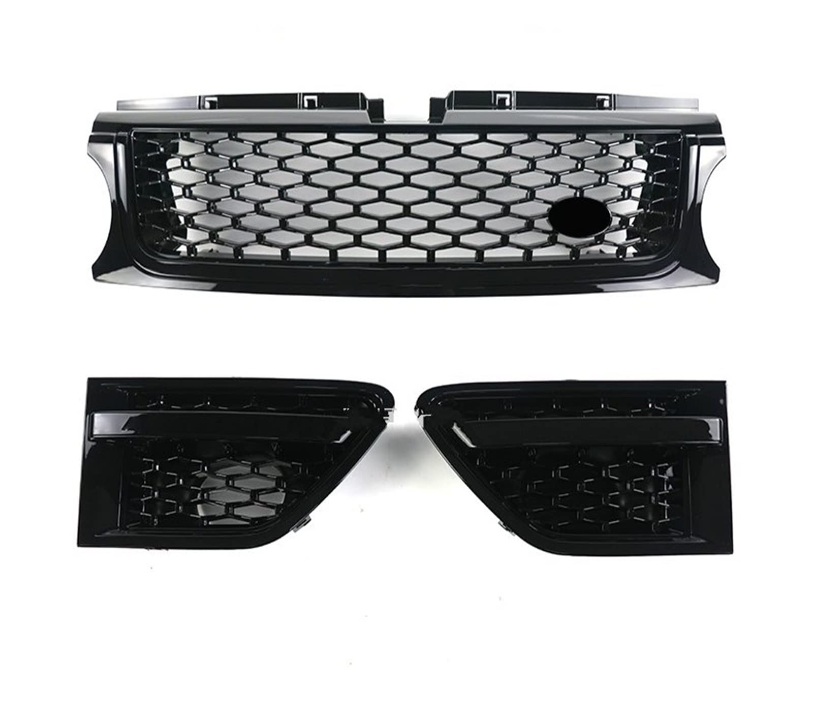 Front Kühlergrille Auto Frontgrill 3 Stücke Für Land Für Rover Für Range Für Rover Für Sport 2010 2011 2012 2013 L320 Auto Front Stoßstange Kühlergrill Seite Vent Abdeckung Grills(C) von AJHJET