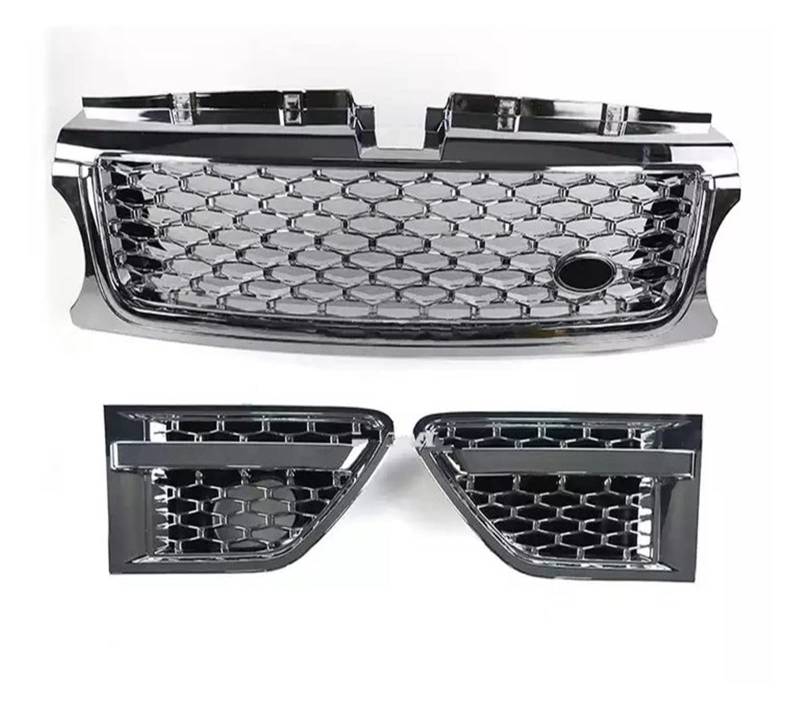 Front Kühlergrille Auto Frontgrill 3 Stücke Für Land Für Rover Für Range Für Rover Für Sport 2010 2011 2012 2013 L320 Auto Front Stoßstange Kühlergrill Seite Vent Abdeckung Grills(F) von AJHJET