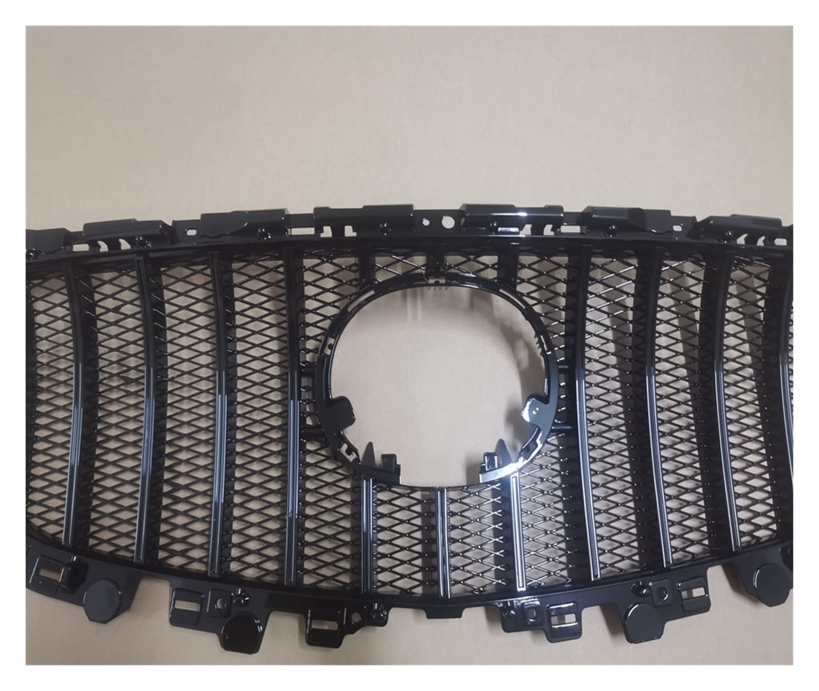 Front Kühlergrille Auto Frontgrill Außenzubehör Vorne Racing Grille Mesh Stoßfänger Maske Abdeckung Grills Für Mazda Für Cx-5 Cx5 Cx8 Für Cx-8 2017 2018 2019 2020 Front Kühlergrill(Schwarz) von AJHJET