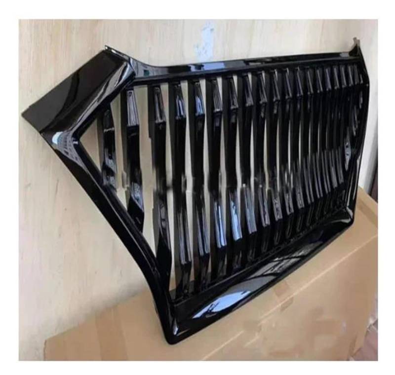 Front Kühlergrille Auto Frontgrill Auto Front GT Racing Grille Kühlergrill Für Hyundai Für Tucson 2019 2020 2021 2022 Auto Zubehör ABS Grille Gloosy(Schwarz) von AJHJET