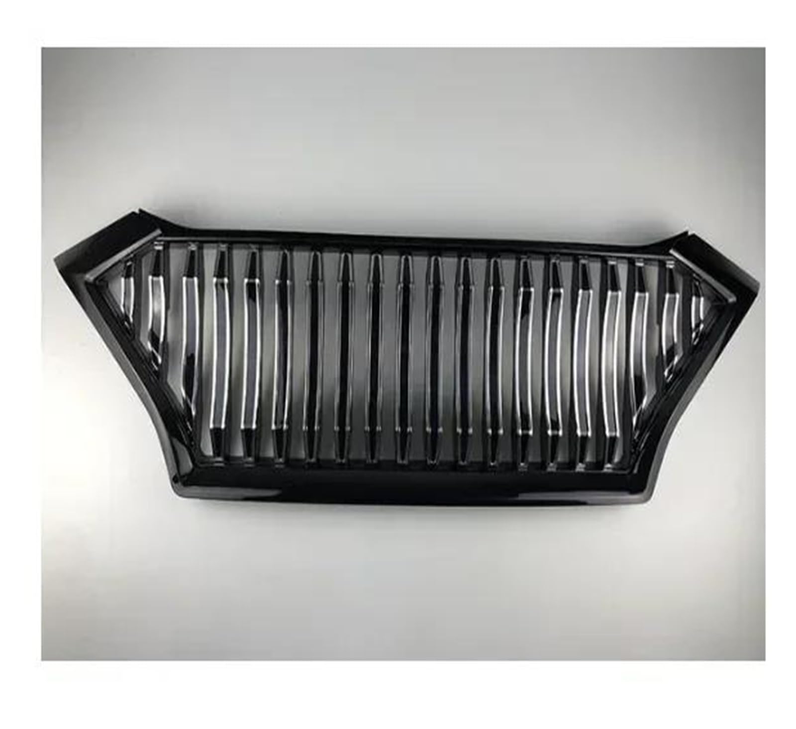 Front Kühlergrille Auto Frontgrill Auto Front GT Racing Grille Kühlergrill Für Hyundai Für Tucson 2019 2020 2021 2022 Auto Zubehör ABS Grille Gloosy(Silber) von AJHJET