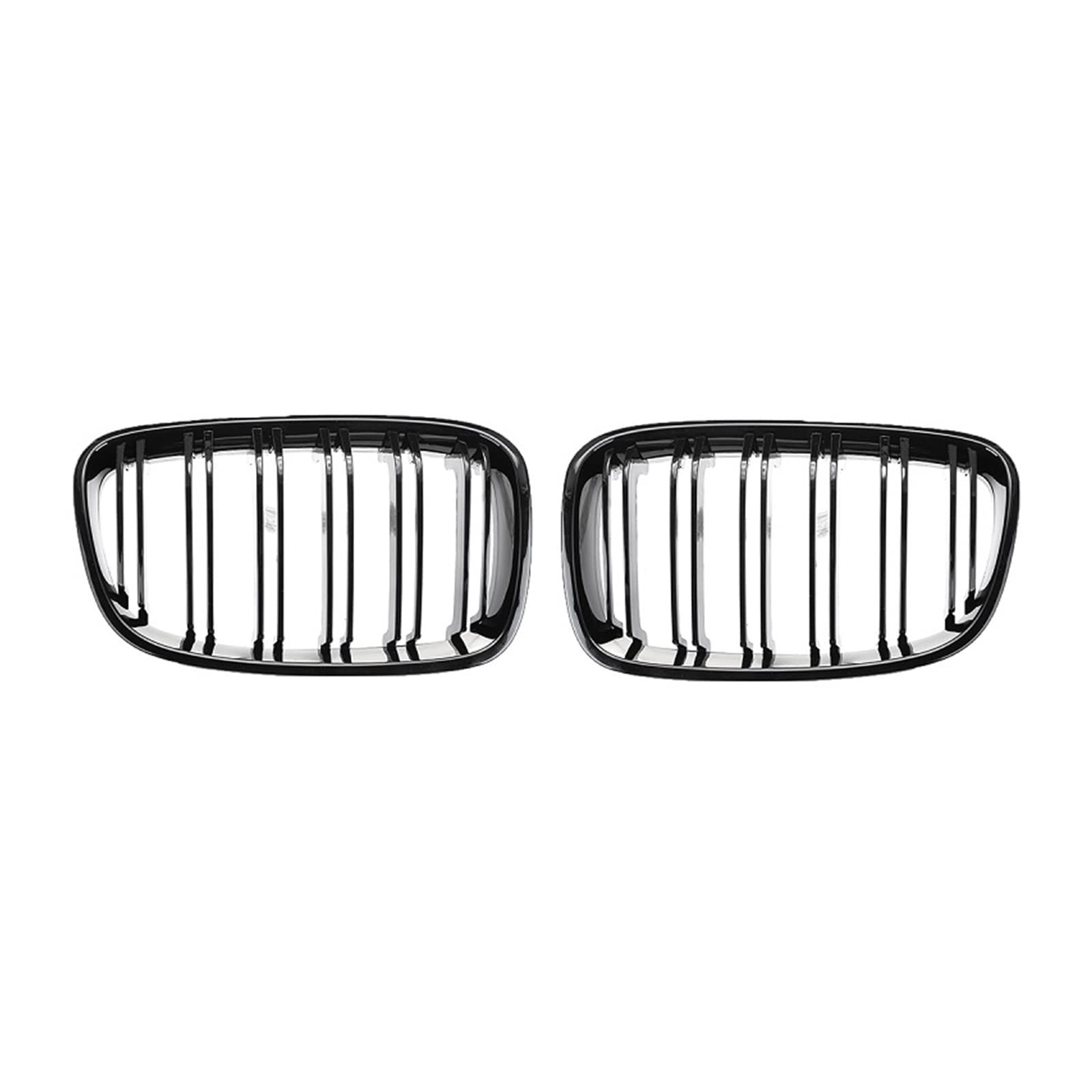 Front Kühlergrille Auto Frontgrill Auto Front Niere Stoßstange Grille Ersatz Doppel Lamellen Für 1 Serie F20 F21 2011 2012 2013 2014 Glänzend Schwarz von AJHJET