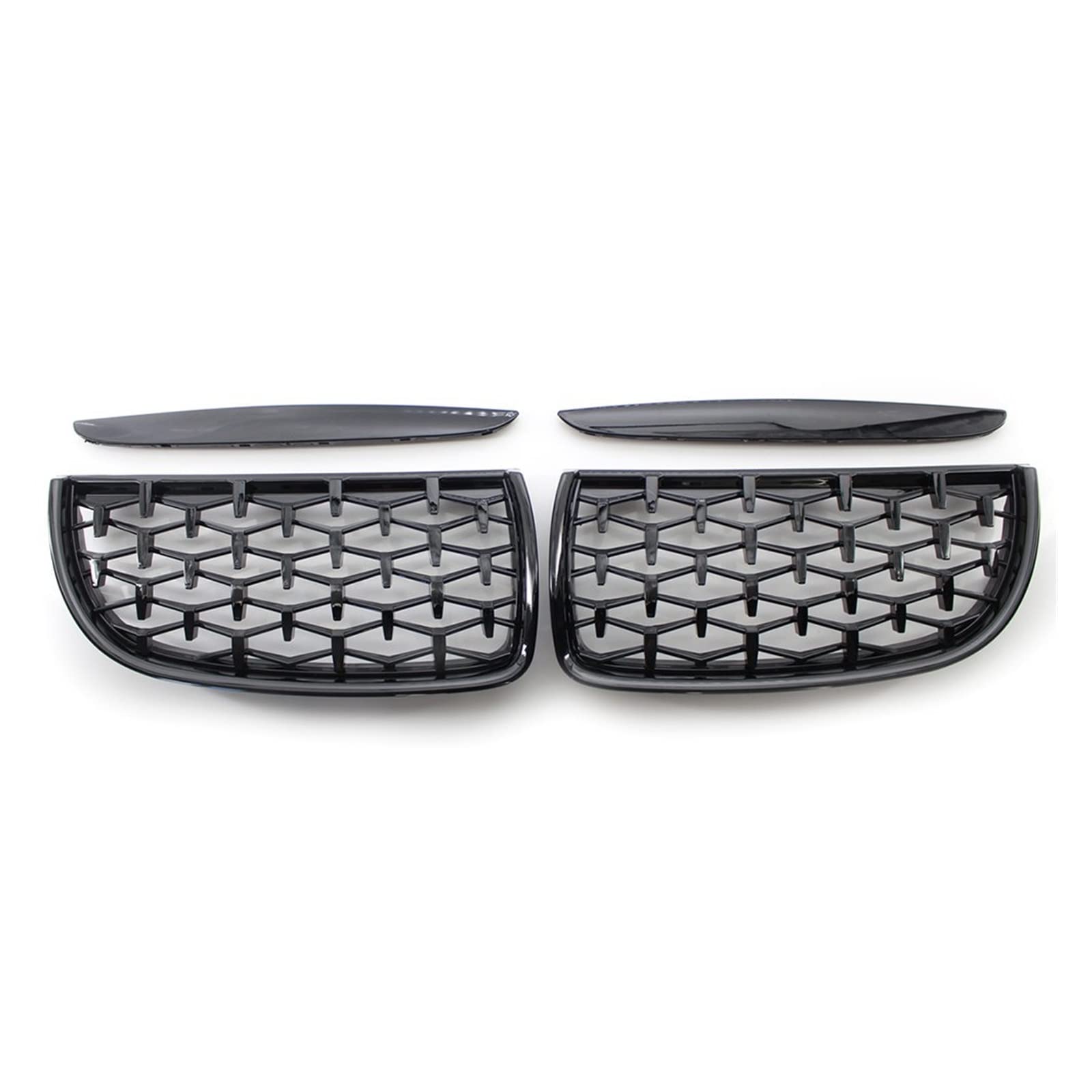 Front Kühlergrille Auto Frontgrill Auto Racing Grill Für E90 E91 318i 320i 325i 3 Serie 2005 2006 2007 2008 2009 2010 2011 2012 Vorne Nieren Gitter(Gloss Black 05) von AJHJET