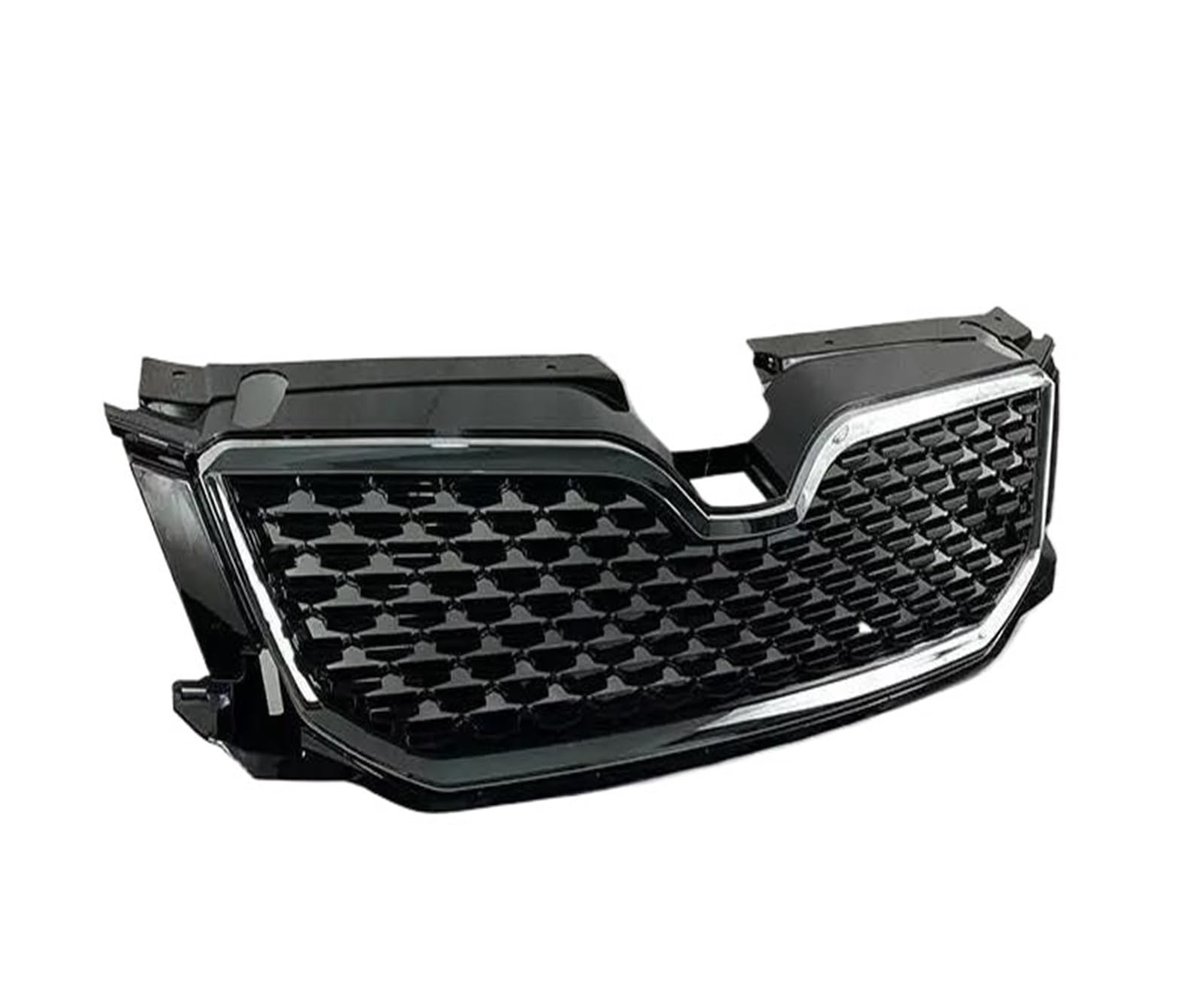 Front Kühlergrille Auto Frontgrill Autozubehör ABS-Material Upgrade Frontgrill Für Skoda Für Octavia Grille 2014-2017 2016 2015 2014(Silber) von AJHJET