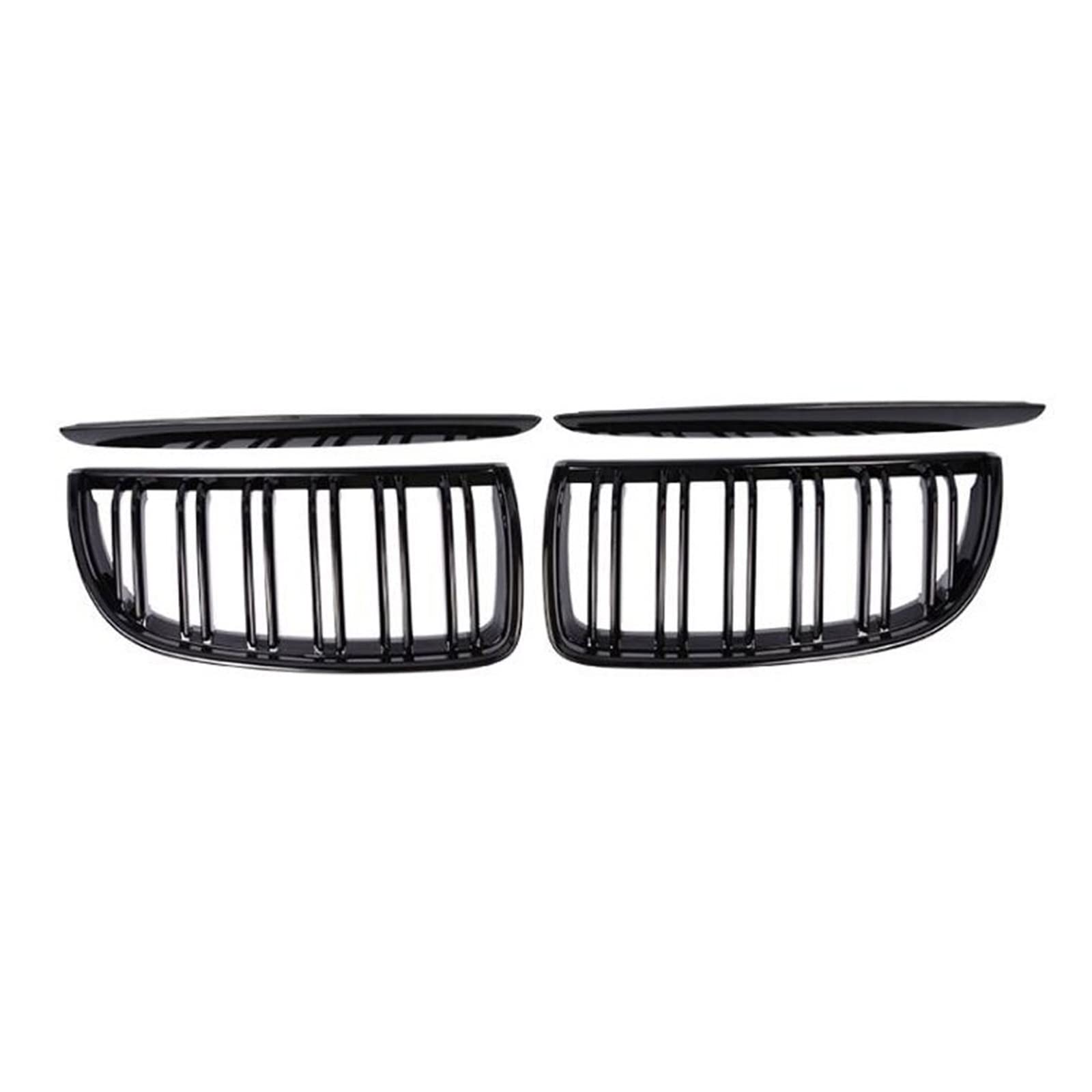 Front Kühlergrille Auto Frontgrill Front Hood Nierengrill Kompatibel Für E90 323i 325xi 330i 328i 328xi 335i 335xi Pre-Facelift Frontgrill(Gloss Black) von AJHJET