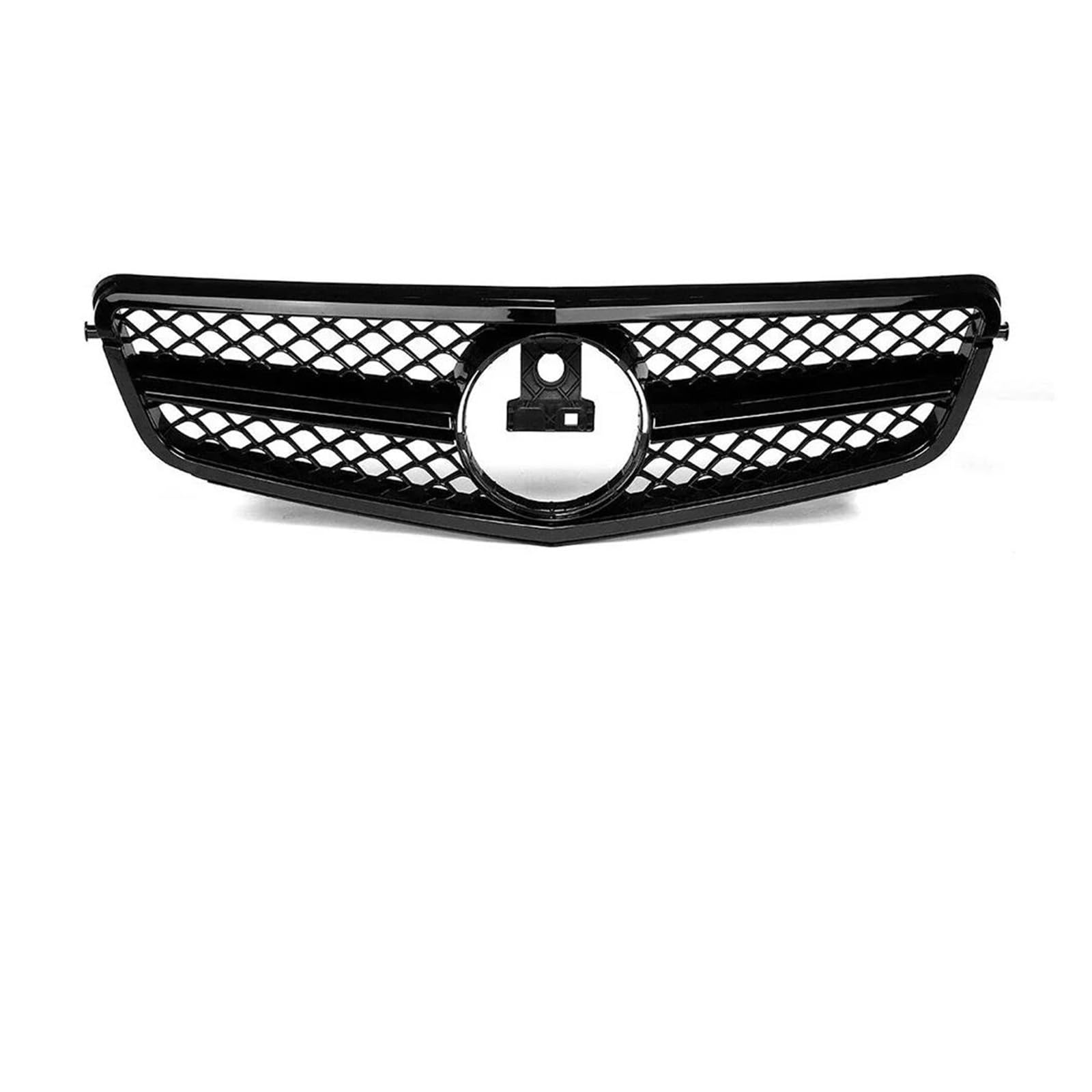 Front Kühlergrille Auto Frontgrill Frontgrill Für Die Stoßstange Für Benz C-Klasse W204 2008–2014 C180 C200 C250 C280 C350 Schwarz Für GTR-Stil Kühlergrill Chrom Silber C63-Stil(C) von AJHJET