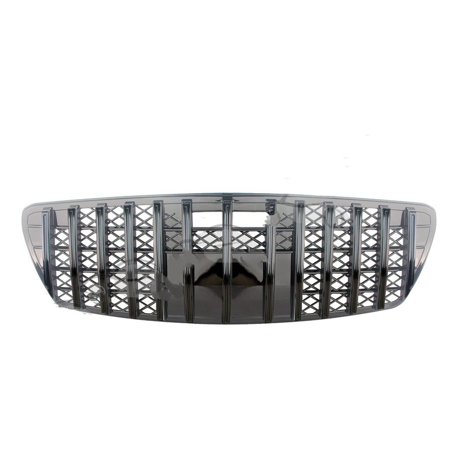 Front Kühlergrille Auto Frontgrill Frontgrill Für GTR-Stil Kühlergrill Stoßstange Für Benz E-Klasse W211 E200 E240 E320 2003 2004 2005 2006 2007 2008 2009 Frontgrill(03-06 Black) von AJHJET