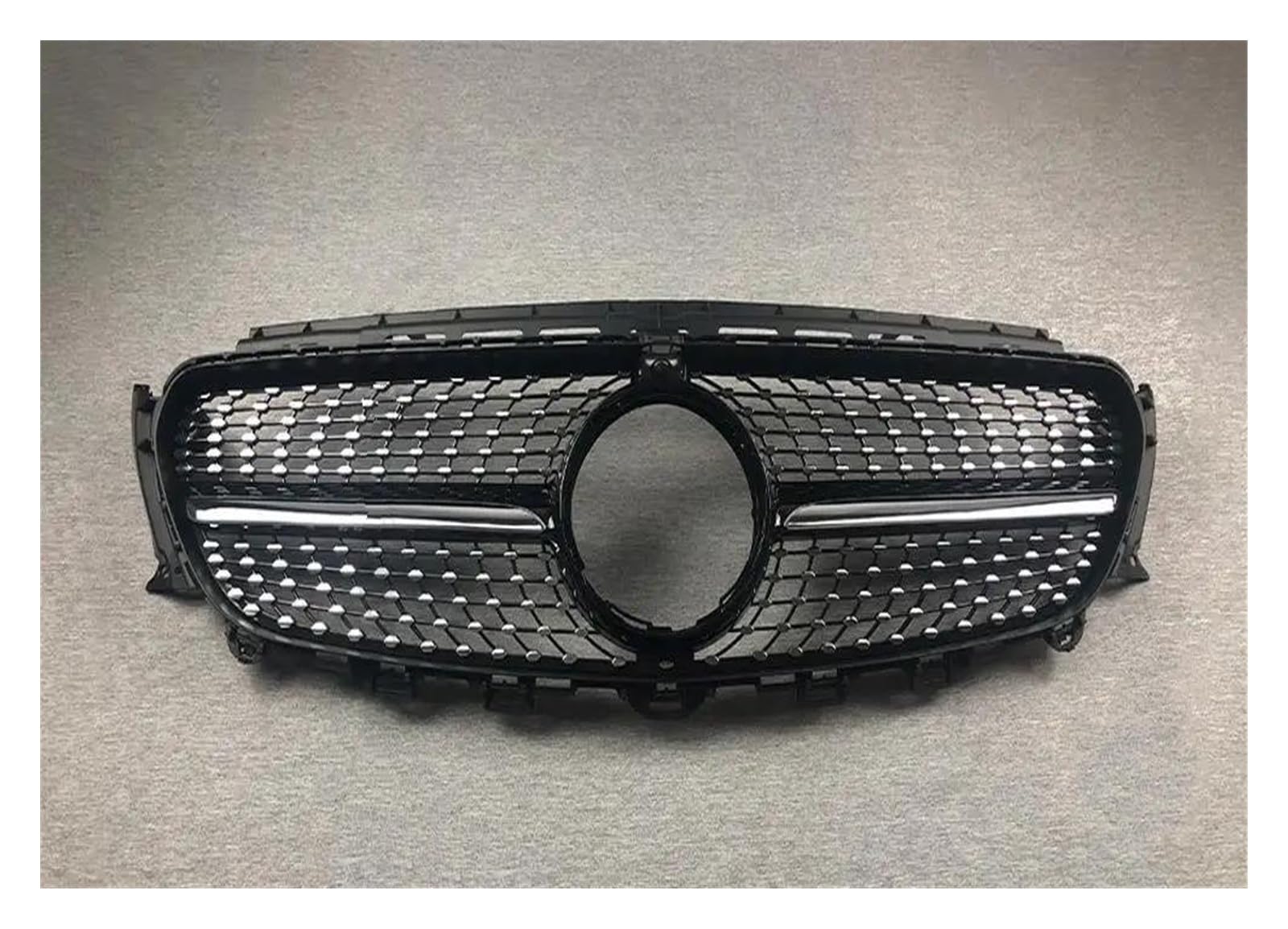 Front Kühlergrille Auto Frontgrill Frontgrill Für Stoßstange, Für Benz W213 C238 A238 E-Klasse E300 E200 E260 2016–2017 2018 2019 2020 E63 GT Diamant-Stil(Diamond Glossy Black) von AJHJET