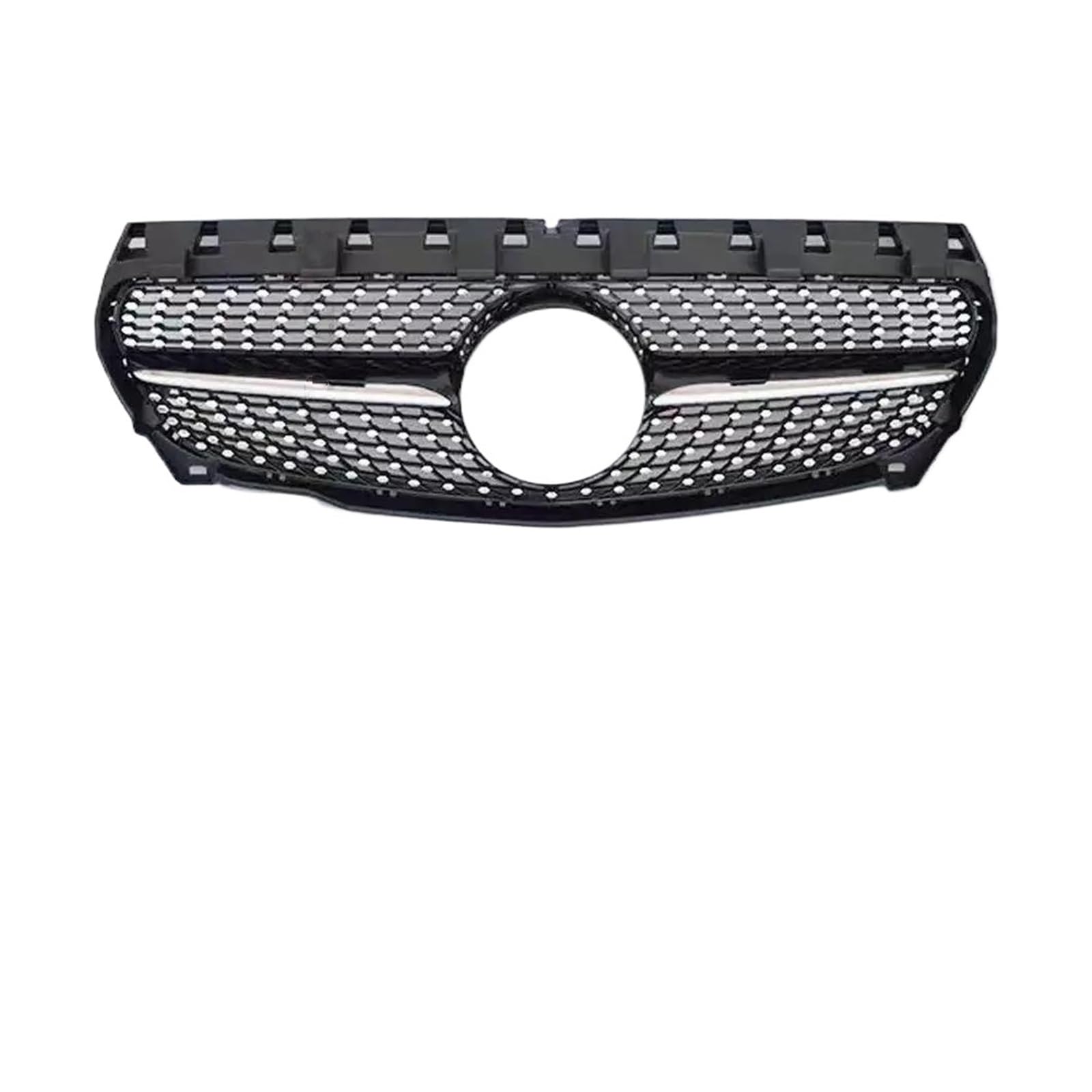 Front Kühlergrille Auto Frontgrill Frontgrill Für Stoßstange Einlassgrill Für GT Diamond, Für Benz C117 W117 Für CLA 2013 2014 2015 2016 2017 2018 2019 Tuning Facelift(Diamond Black) von AJHJET