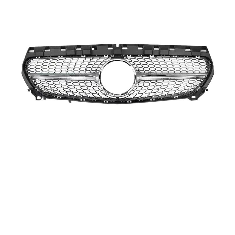 Front Kühlergrille Auto Frontgrill Frontgrill Für Stoßstange Einlassgrill Für GT Diamond, Für Benz C117 W117 Für CLA 2013 2014 2015 2016 2017 2018 2019 Tuning Facelift(Diamond Silvery) von AJHJET