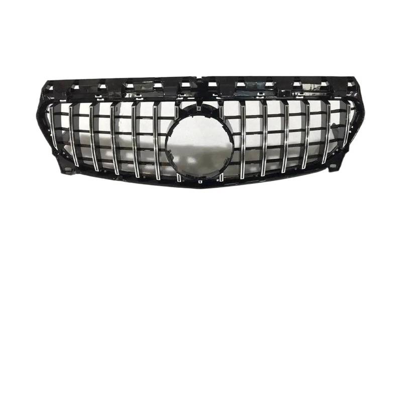 Front Kühlergrille Auto Frontgrill Frontgrill Für Stoßstange Einlassgrill Für GT Diamond, Für Benz C117 W117 Für CLA 2013 2014 2015 2016 2017 2018 2019 Tuning Facelift(Silvery) von AJHJET