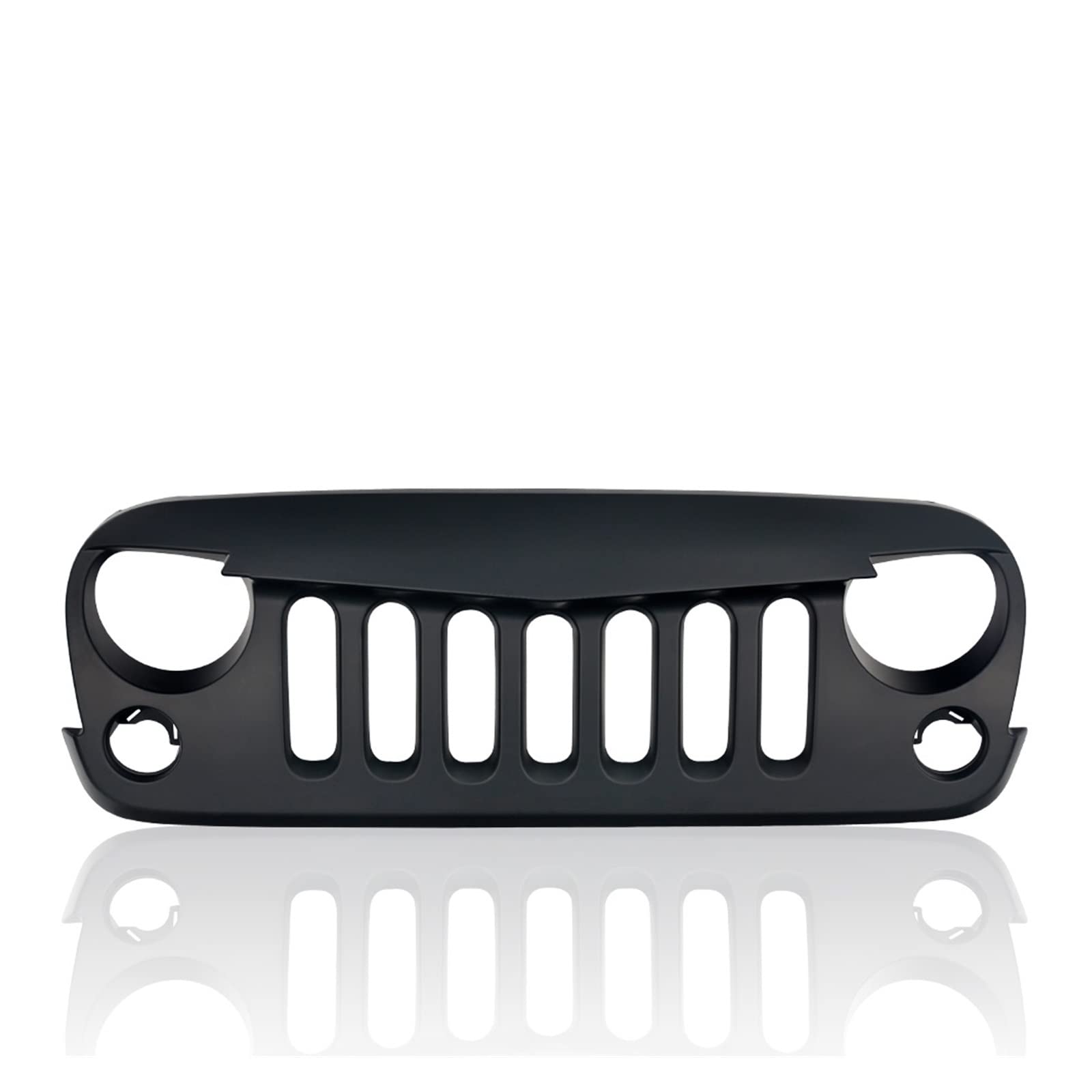 Front Kühlergrille Auto Frontgrill Frontgrill Für Wrangler JK Für JKU Für Rubicon Für Sahara Sport 2007 2008 2009 2010 2012 2013 2014 2015 2016 2017 Racing Grills Stoßfängergitter(A) von AJHJET