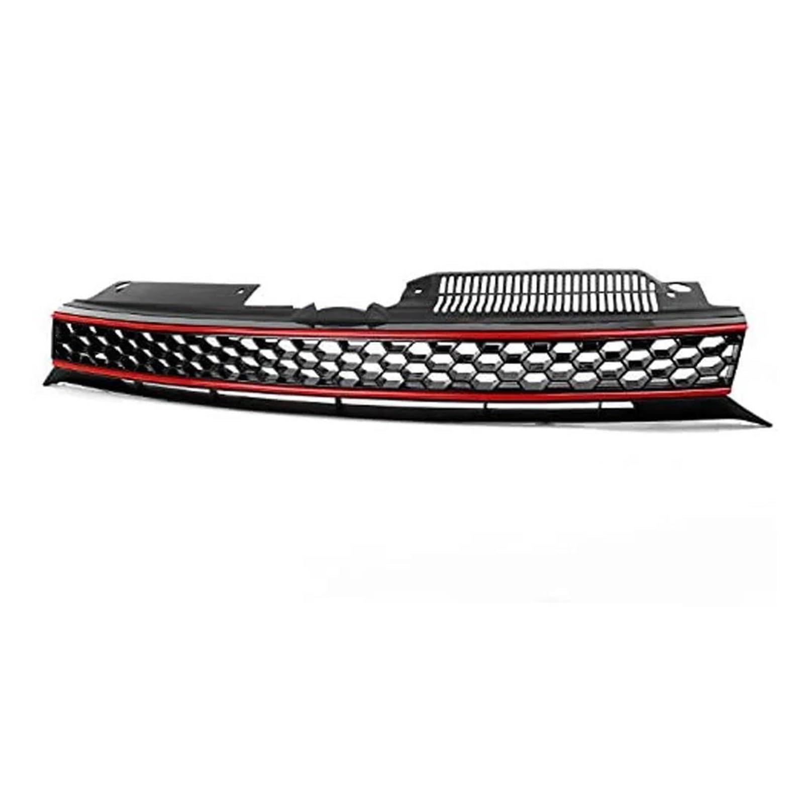 Front Kühlergrille Auto Frontgrill Frontstoßstangen-Nierengrillgitter Für VW Für Golf VI MK6 Für Jetta Für GTI Für GTD Für Alltrack 2010 2011 2012 Schwarz Glänzend von AJHJET