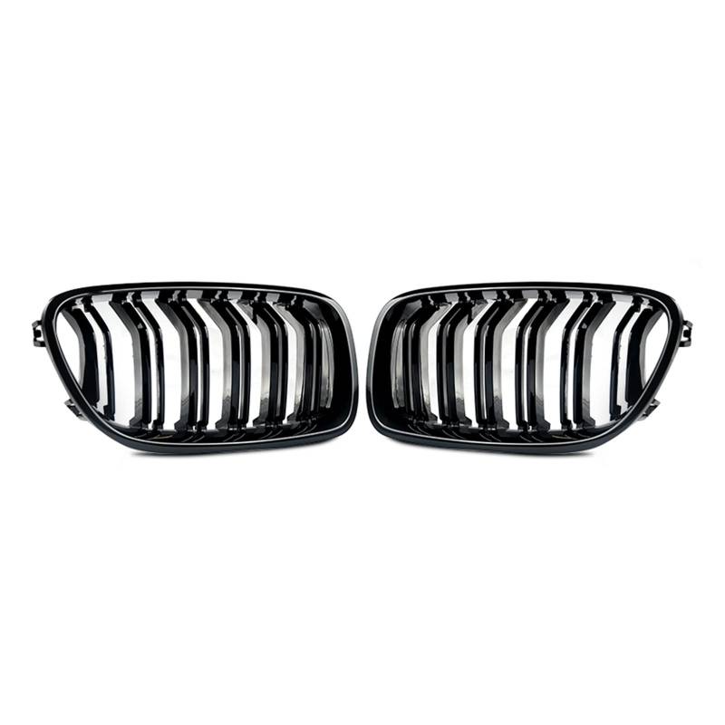 Front Kühlergrille Auto Frontgrill Für 5 Series F10 F11 M5 Frontstoßstangengrill Doppel 2010 2011 2012 2013 2014 2015 2016 Breiter Nierengrill 520d 530d 540i 528i 535i(Style A) von AJHJET