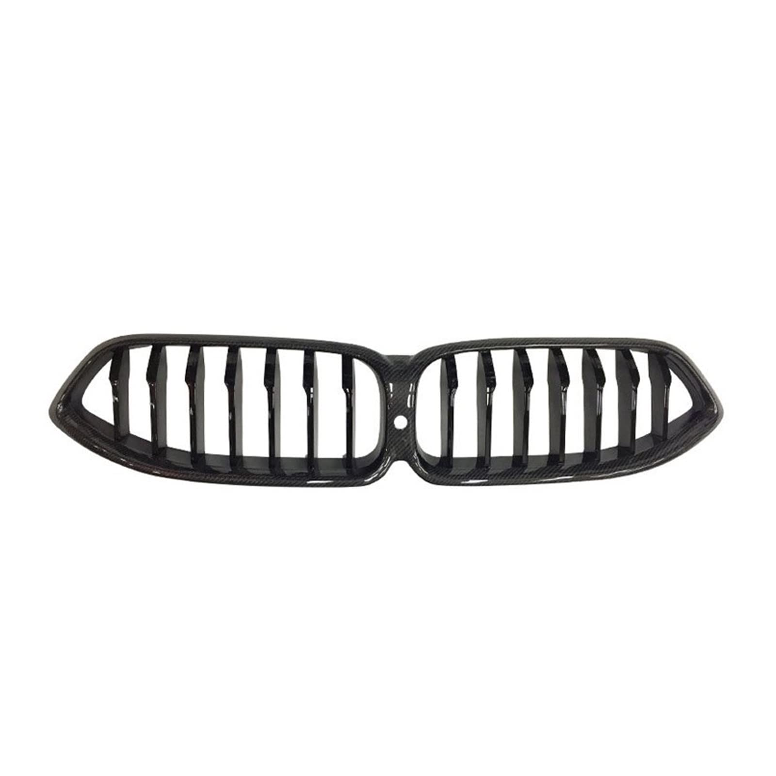 Front Kühlergrille Auto Frontgrill Für 8 Series G14 G15 G16 2020 2021 Frontgrills Einzellinie Carbon Fiber Racing Außenteile Autokühler ABS Kunststoff(Kohlefaser) von AJHJET