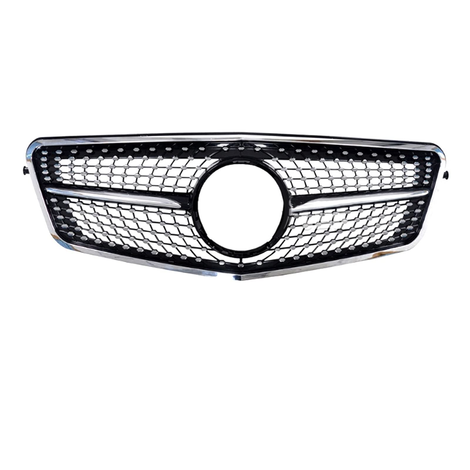 Front Kühlergrille Auto Frontgrill Für Benz E-Klasse W212 S212 2009 2010 2011 2012 2013 2014 2015 2016 Kühlergrill Mitte Net Grills Montage Rahmen Abdeckung Decor Teile(2009-2012 Black A) von AJHJET