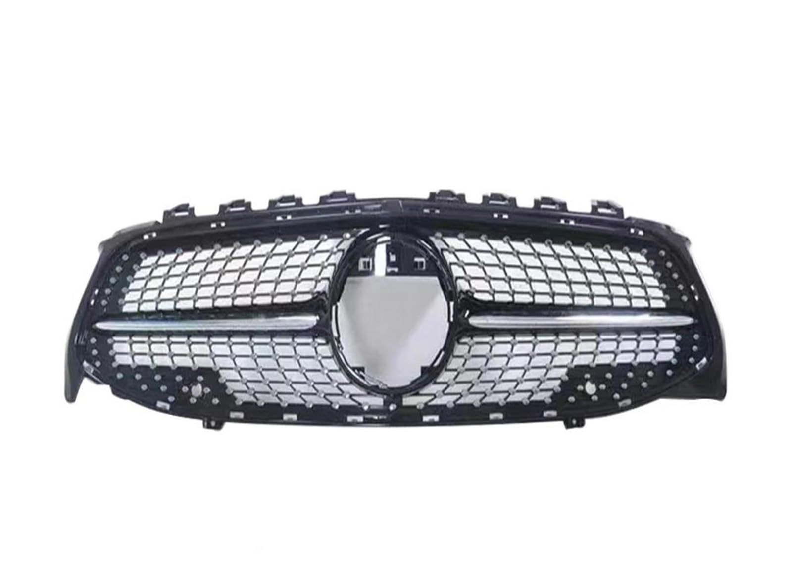 Front Kühlergrille Auto Frontgrill Für Benz Für CLA C118 W118 2013-2016 2017 2018 2019 2020 2021 2022 180 200 220 CLA260 Facelift Frontgrill Stoßstange Grill GT Diamond Mesh(Diamond Black) von AJHJET