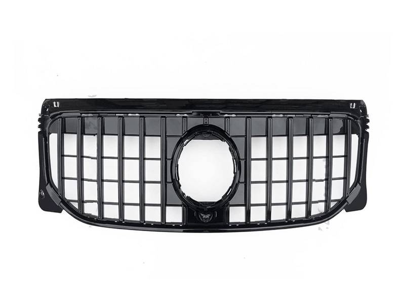 Front Kühlergrille Auto Frontgrill Für Benz Für GLB X247 W247 2019 2020 2021 2022 220 250 Für AMG Line GT Diamond Style Tuning Hood Mesh Frontstoßstangengrill Racing Grill(Schwarz) von AJHJET