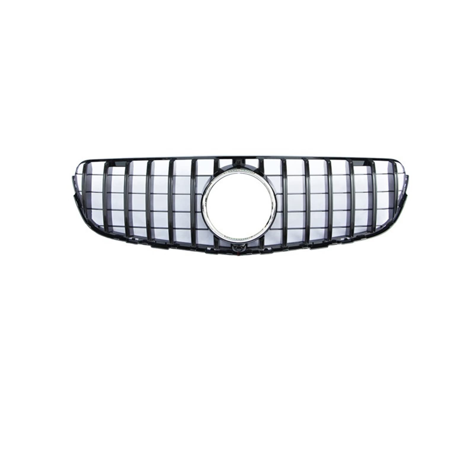 Front Kühlergrille Auto Frontgrill Für Benz Für GlC Klasse W253 X253 GT Stil Grill Front Stoßstange Bewegung Grille 2015 2016 2017 2018 2019 Front Grille(Schwarz) von AJHJET