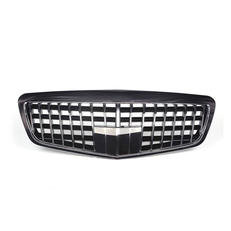 Front Kühlergrille Auto Frontgrill Für Benz S-Klasse W221 S350 S400L S500L S600L 2009 2010 2011 2012 2013 Front-Kühlergrill Silber Ersetzen Für Maybach Look Grill Außenteil(Schwarz) von AJHJET