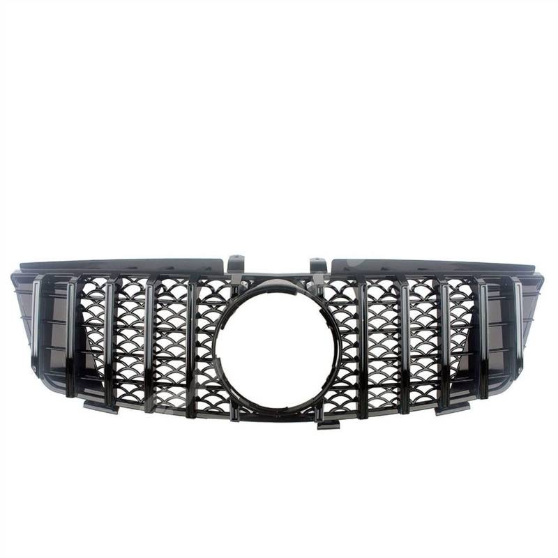 Front Kühlergrille Auto Frontgrill Für Benz W164 ML-Klasse ML280 ML320 ML350 ML420 ML500 2005 2006 2007 2008 2009 2010 2011 Auto Vorne Racing Oberen Stoßfänger Gitter(Black,B_2006-2008) von AJHJET