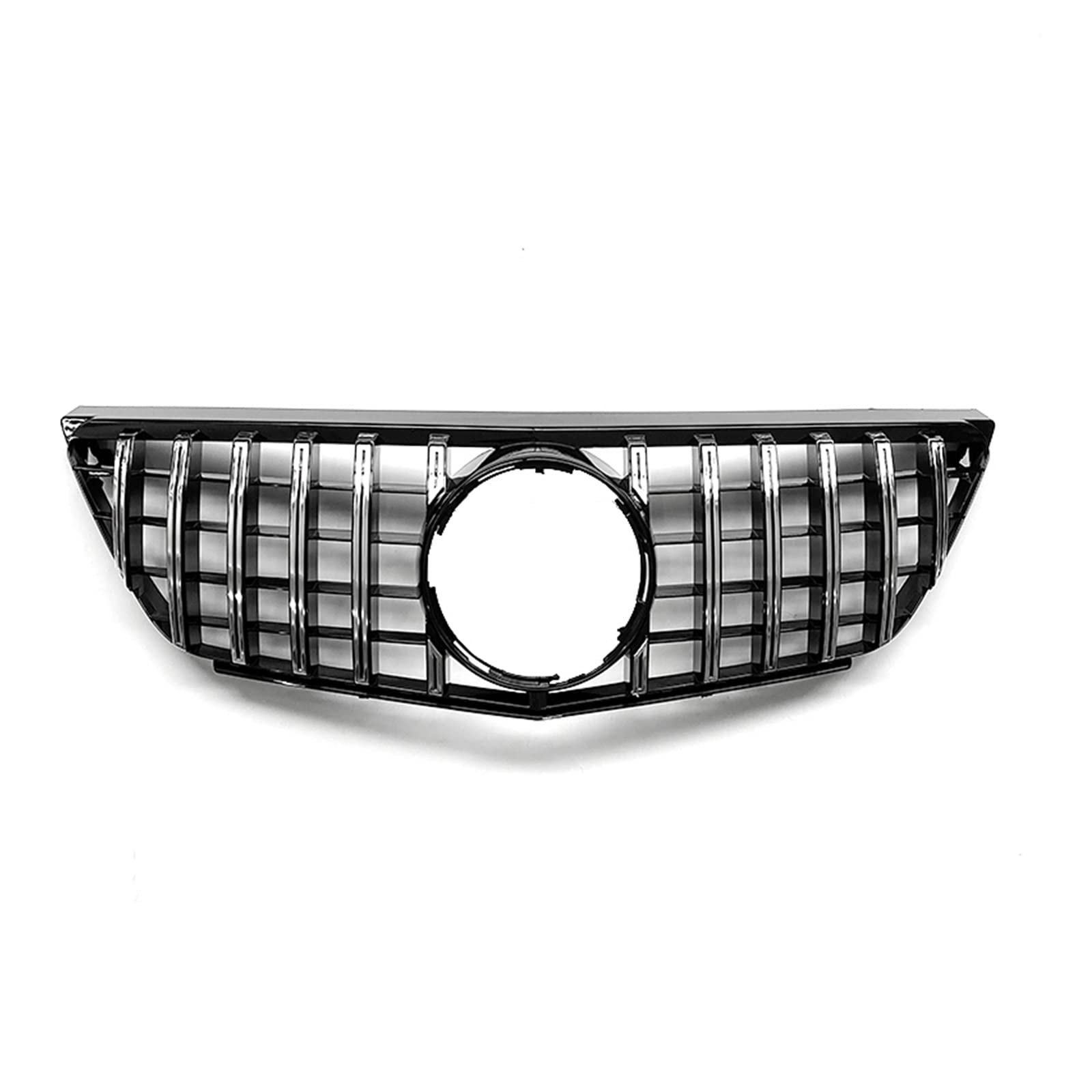 Front Kühlergrille Auto Frontgrill Für Benz W245 B Klasse B160 B180 B200 2008 2009 2010 2011 Kühlergrill Racing Grill Mesh Stoßstange Haube Gitter GT Stil(Silber) von AJHJET