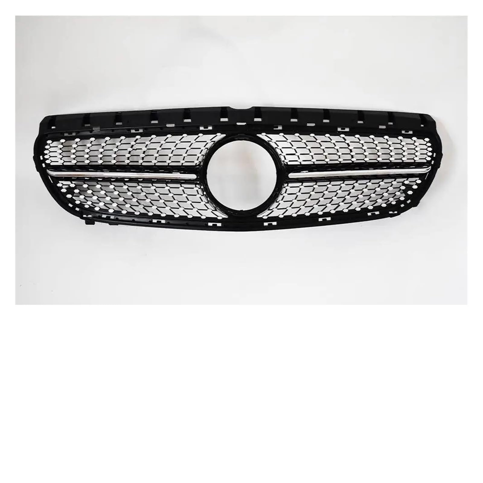 Front Kühlergrille Auto Frontgrill Für Benz W246 B-Klasse 2012–2013 2014 2015 2016 2017 2018 2019 Außenteil Mittelverkleidung Fronteinlassgitter Rennhaubengrill Refit-Teil(15-19 Diamond Black) von AJHJET