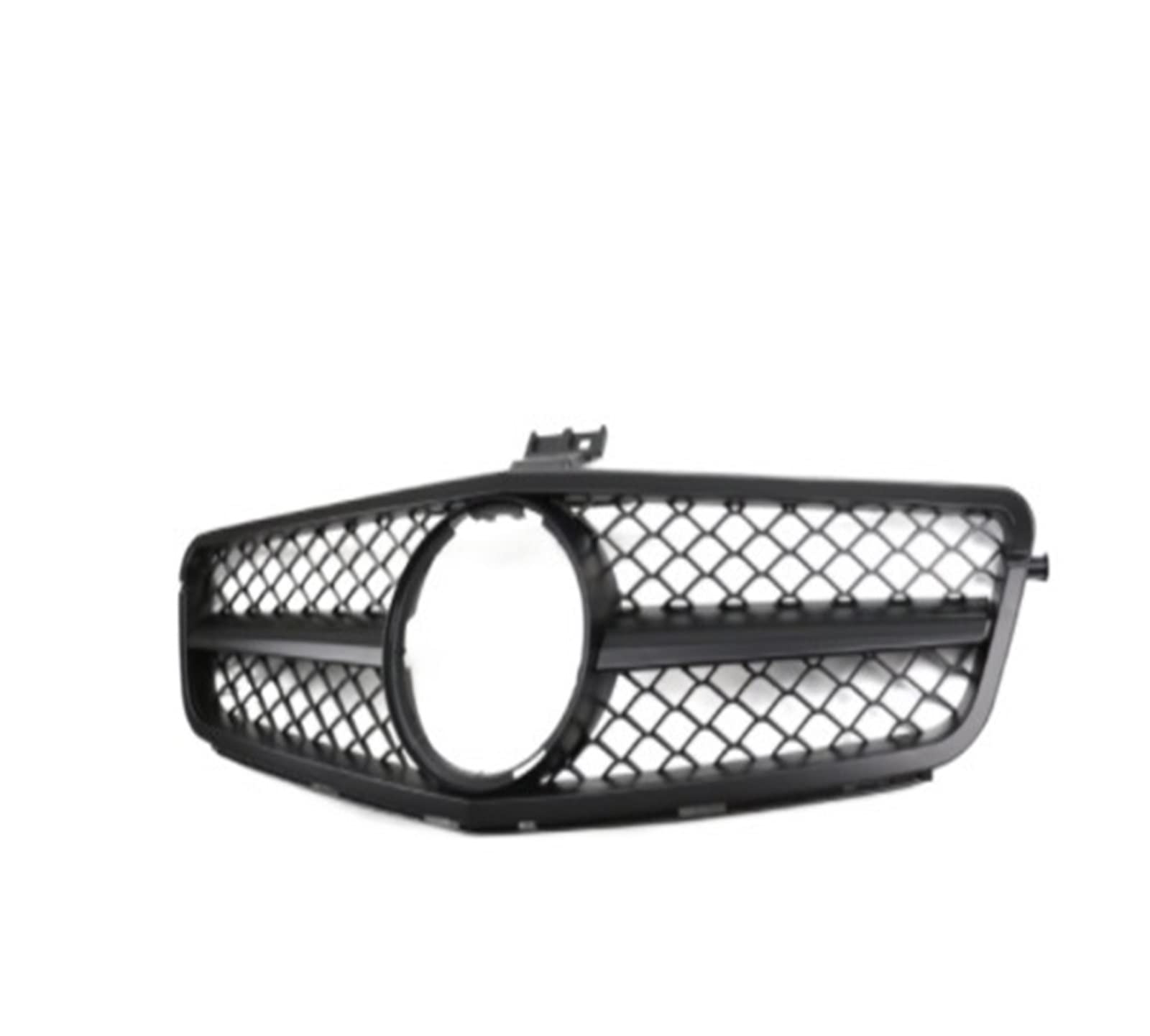 Front Kühlergrille Auto Frontgrill Für C-Klasse W204 C63 1-Fin Frontgrill Racing Grills 2008 2009 2010 2011 2012 2013 2014 C300 C350 C180 C200 Kühlergrill(All Grille Black) von AJHJET