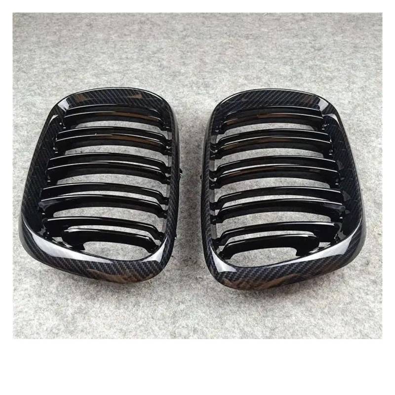 Front Kühlergrille Auto Frontgrill Für Für X5 Für E53 1999-2000 2001 2002 2003 Auto Kühlergrill Front Mesh Grille Zubehör Frontgrill Front Niere von AJHJET