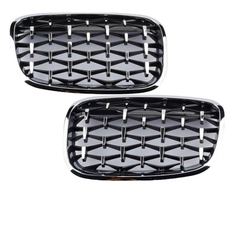 Front Kühlergrille Auto Frontgrill Für Für X5 X6 E70 E71 2006 2007 2008 2009 2010 2011 2012 2013 Auto Diamant Stern Niere Kühlergrill Vorne Racing Grill von AJHJET