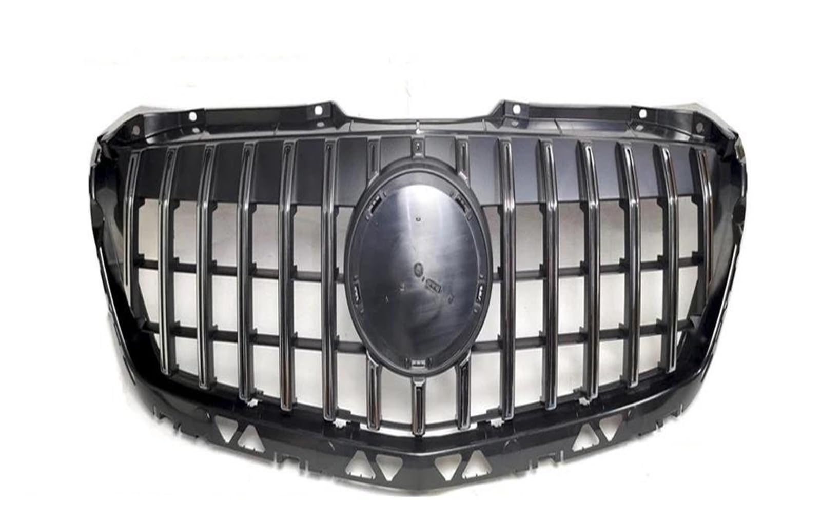 Front Kühlergrille Auto Frontgrill Für GT Style Frontstoßstangengrill Für Benz Für Sprinter W906 Facelift Racing Grille 2014 2015 2016 2017 2018 Schwarz/Silber(Silber) von AJHJET