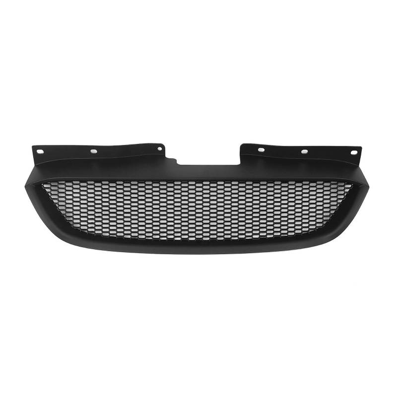 Front Kühlergrille Auto Frontgrill Für Hyundai Für Genesis Für Coupe 2008–12 Waben-Stil Obere Stoßstangenhaube Netz-Frontgrill Kohlefaser-Look/Glanz/Mattschwarz(Matt-schwarz) von AJHJET