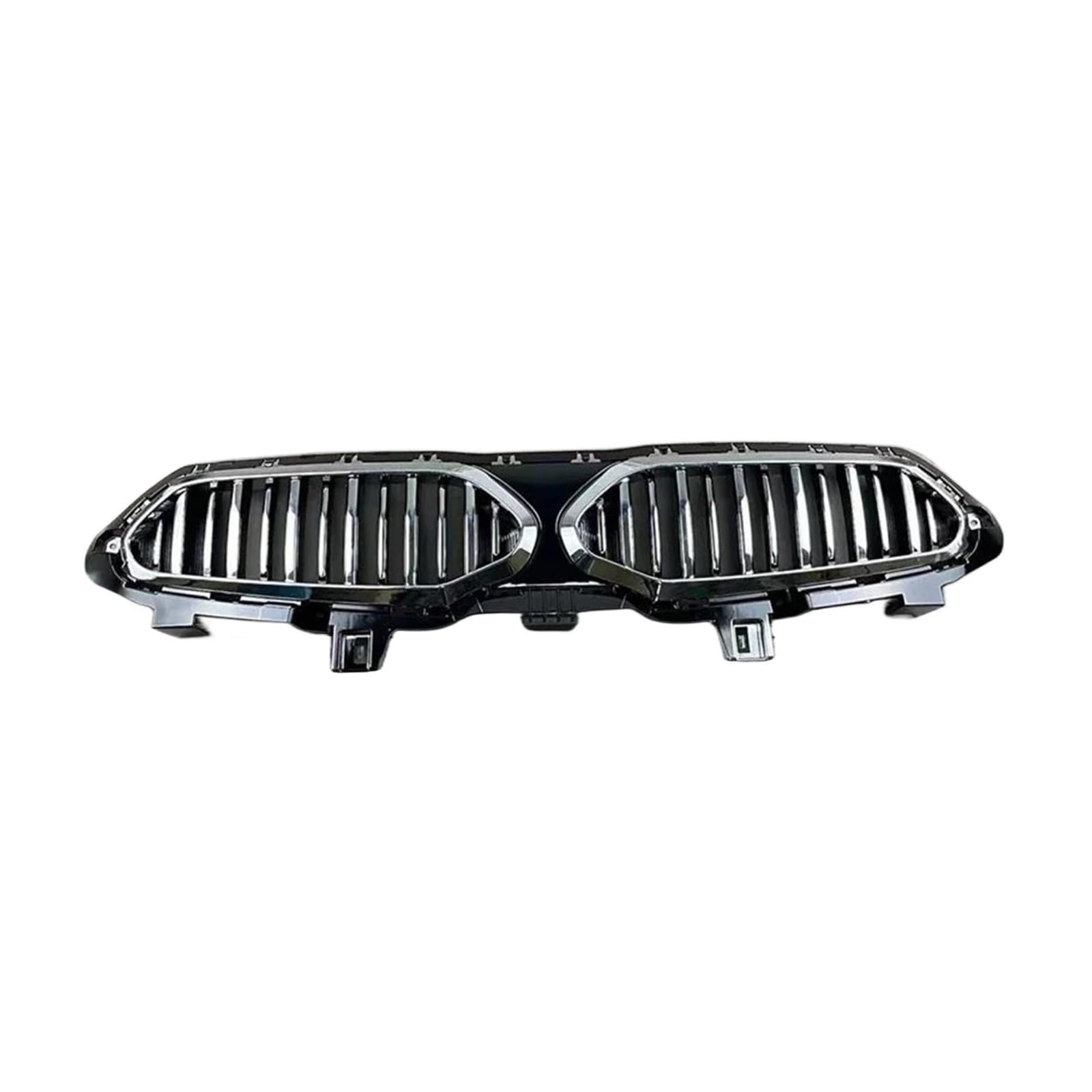 Front Kühlergrille Auto Frontgrill Für KIA Für Cerato 2020 2021 2022 2023 Kühlergrill ABS Auto Sportgrill Auto Außenverkleidung Teile Front Racing Grille Geeignet(Silver Black) von AJHJET