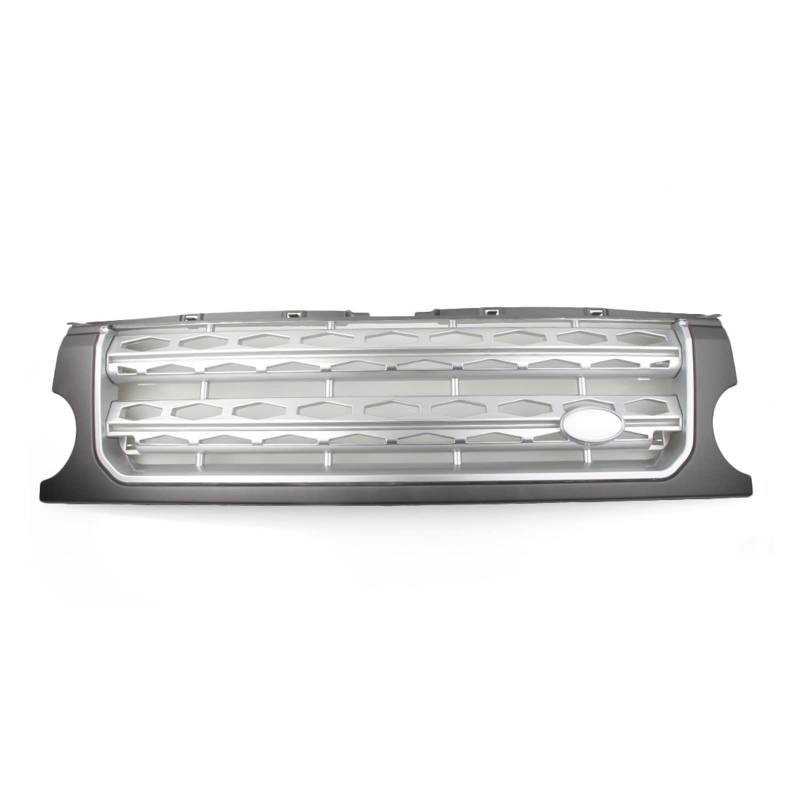 Front Kühlergrille Auto Frontgrill Für Land Für Rover Für Discovery 3 LR3 L319 2005 2006 2007 2008 2009 Grau Silber Auto Front Racing Grille Honey Comb Mesh Grill Frontgrill von AJHJET