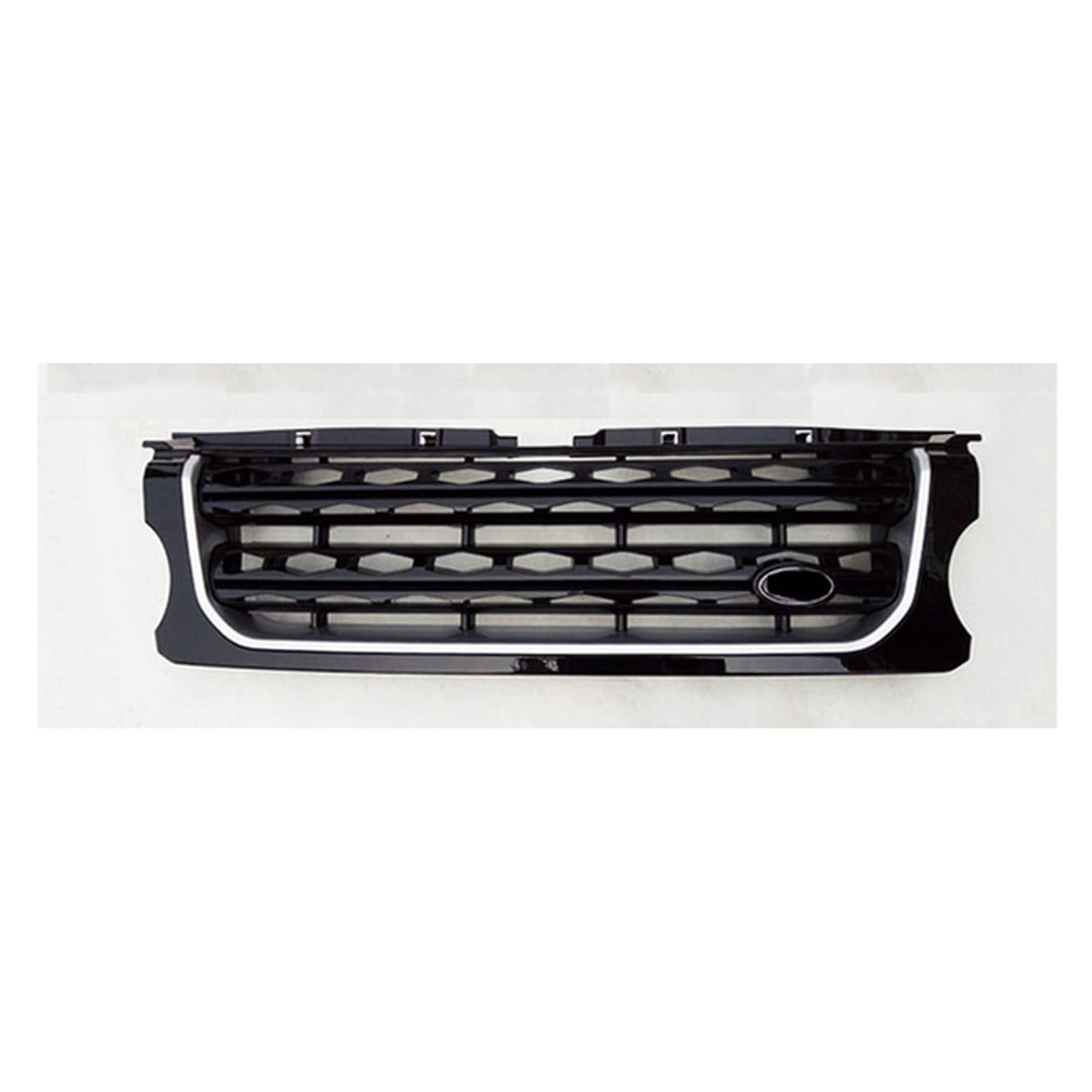 Front Kühlergrille Auto Frontgrill Für Land Für Rover Für Discovery 4 LR4 2010 2011 2012 2013 L319 Frontstoßstangengrill Mittelteil Styling Oberer Grill Auto Frontgrill(Black Silver) von AJHJET