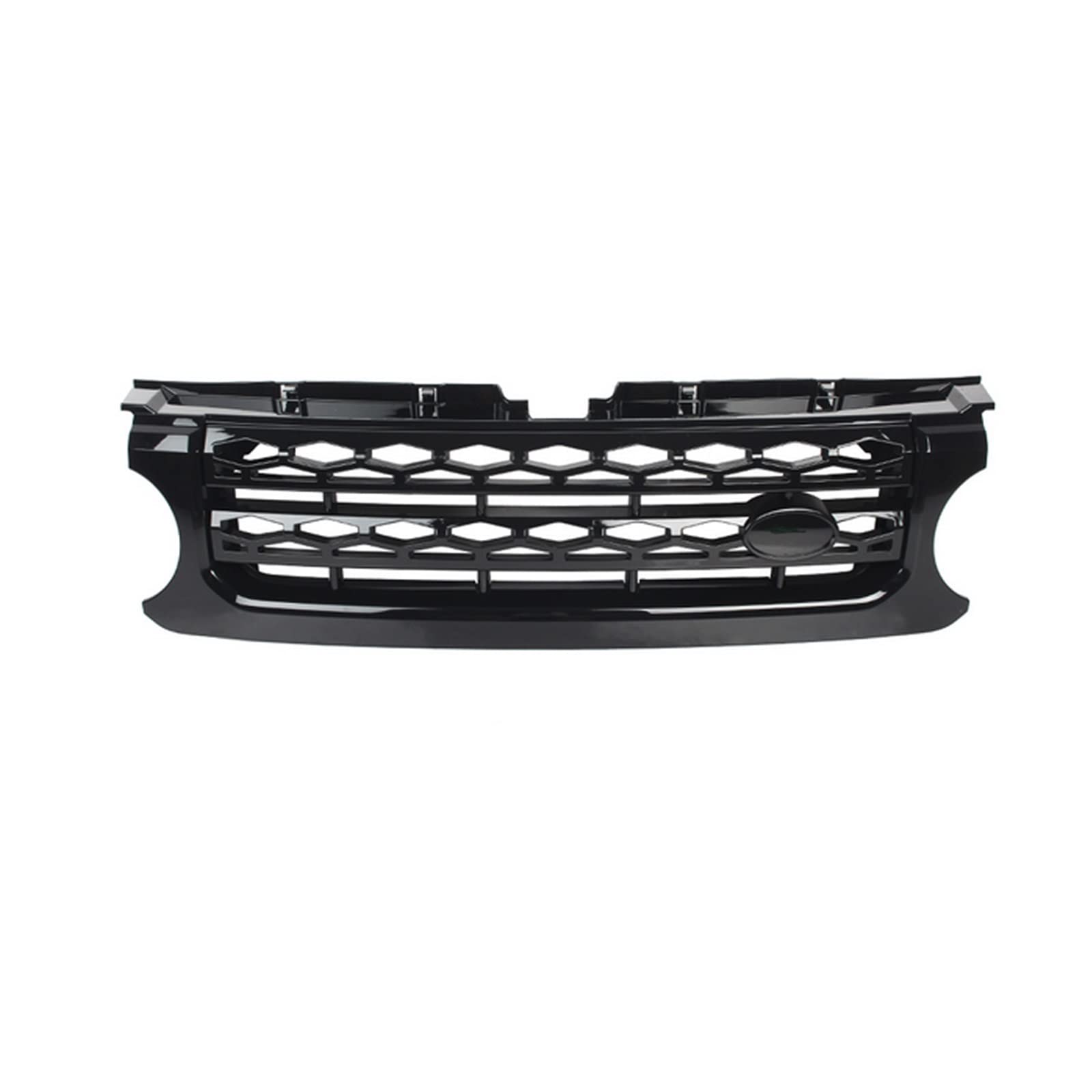 Front Kühlergrille Auto Frontgrill Für Land Für Rover Für Discovery 4 LR4 2010 2011 2012 2013 L319 Frontstoßstangengrill Mittelteil Styling Oberer Grill Auto Frontgrill(Schwarz) von AJHJET