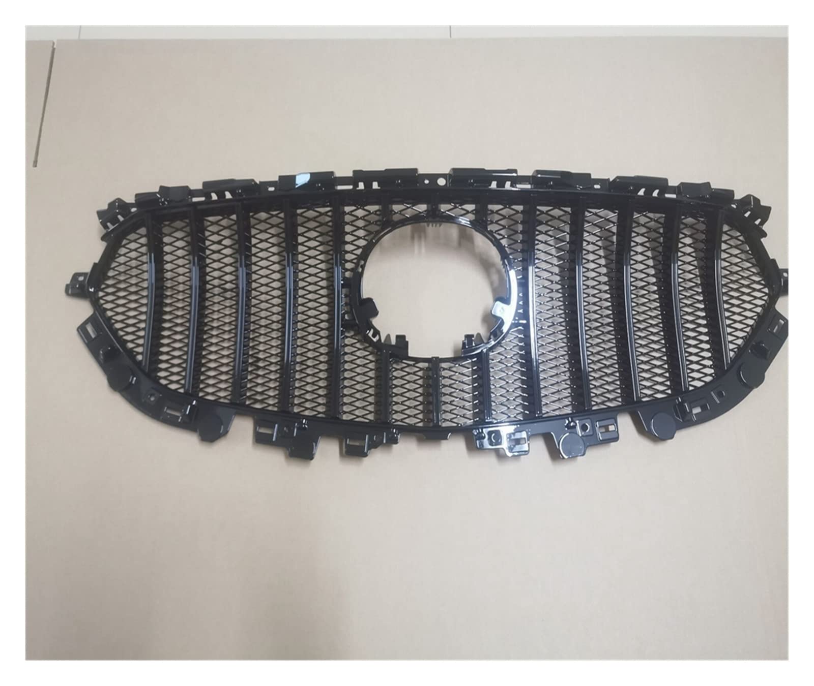 Front Kühlergrille Auto Frontgrill Für Mazda Für Cx-5 Cx5 2017 2018+ Auto Front Mesh Außenmaske Zierleisten Abdeckungen Frontstoßstange Abs Modifizierte Grillgrills Auto Frontgrill(Schwarz) von AJHJET