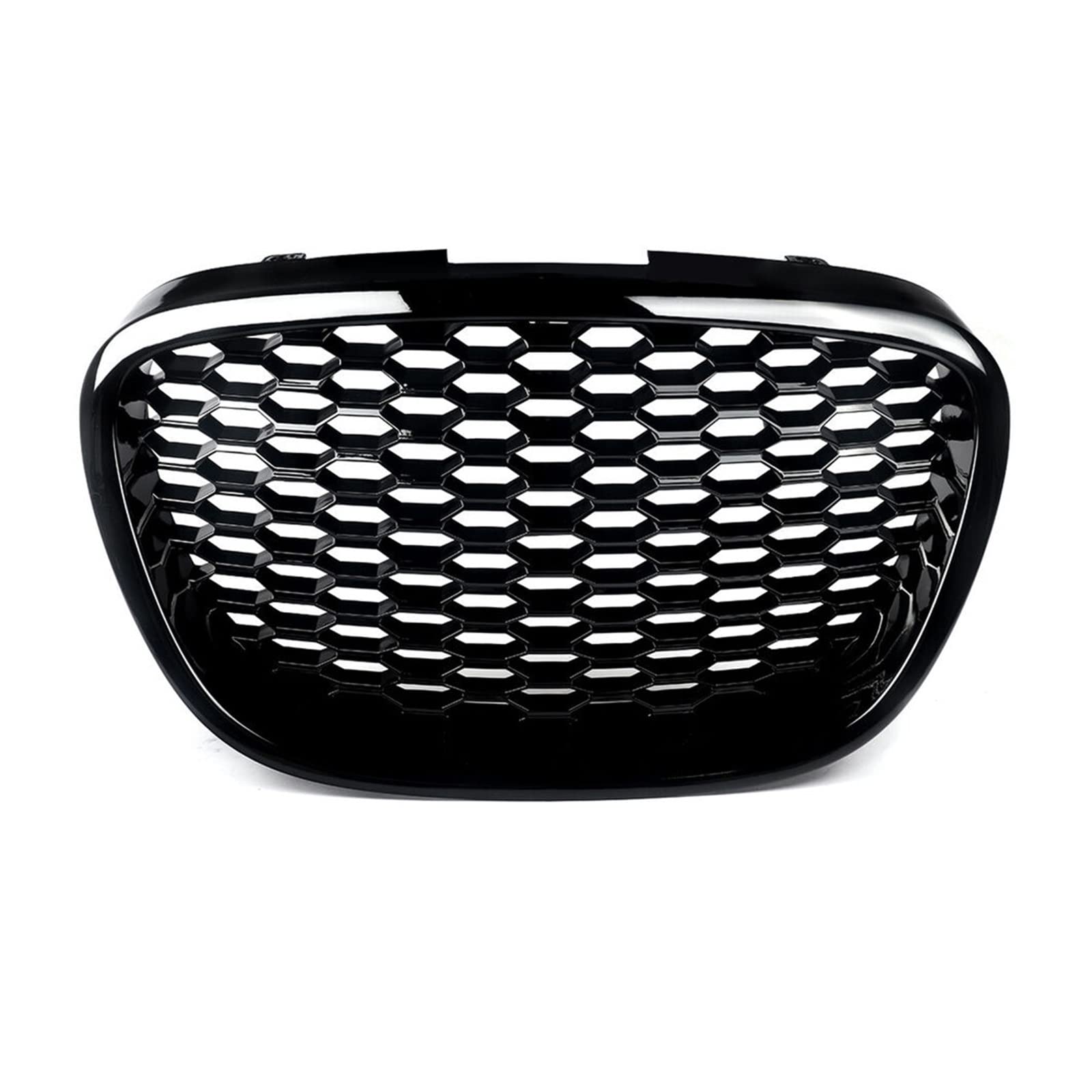 Front Kühlergrille Auto Frontgrill Für Seat Für Leon MK2 1P Für Altea Für Toledo Mk3 2004 2005 2006 2007 2008 2009 Frontstoßstangengrill Frontwabengrill Mesh-Kühlergrill Ohne Emblem(Glossy Black) von AJHJET