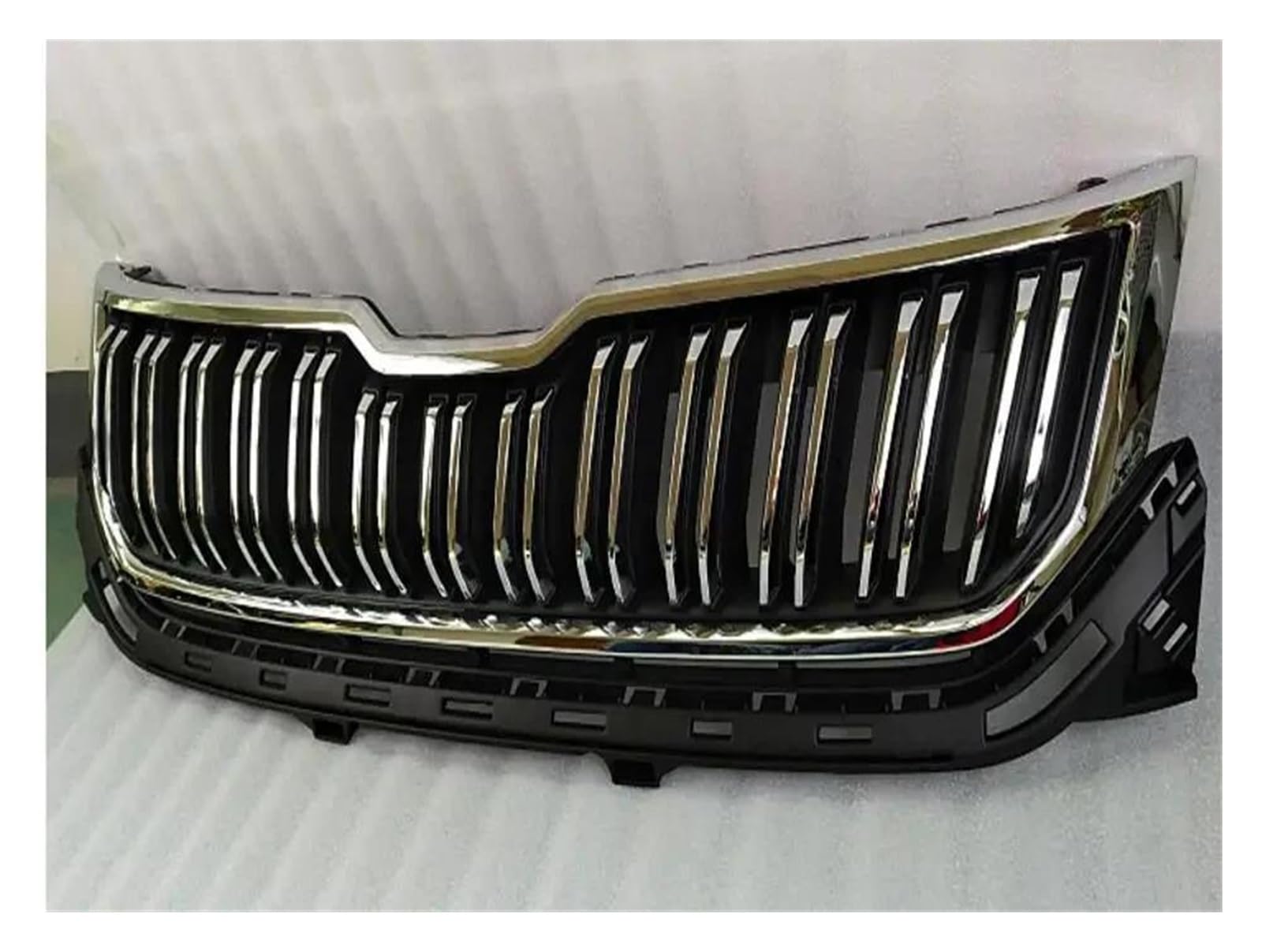 Front Kühlergrille Auto Frontgrill Für Skoda Für KODIAQ 2018 2019 ABS Frontgrillverkleidung Racing Grills Verkleidung Auto Styling von AJHJET