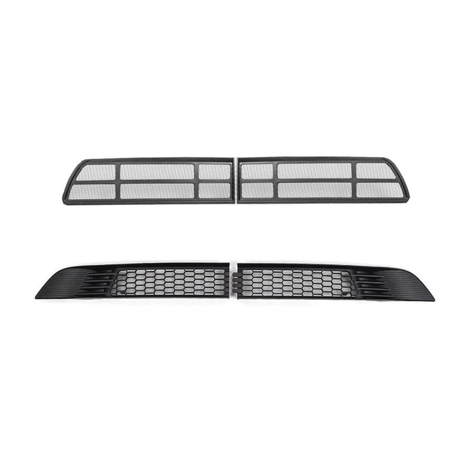 Front Kühlergrille Auto Frontgrill Für Tesla Für Modell Y Autozubehör Vorderer Unterer Stoßfänger Ansauggitter Anti-Netz Einlassentlüftung Staubdichter Schutz Netzabdeckung(2 Sets) von AJHJET