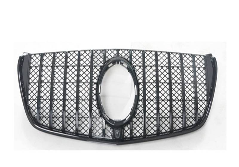 Front Kühlergrille Auto Frontgrill Für V-Class W447 2015 2016 2017 2018 2019 Schwarz Chrom Diamant GT Kühlergrill Für V260 V250 Front Stoßstange Racing Grid(G Black) von AJHJET