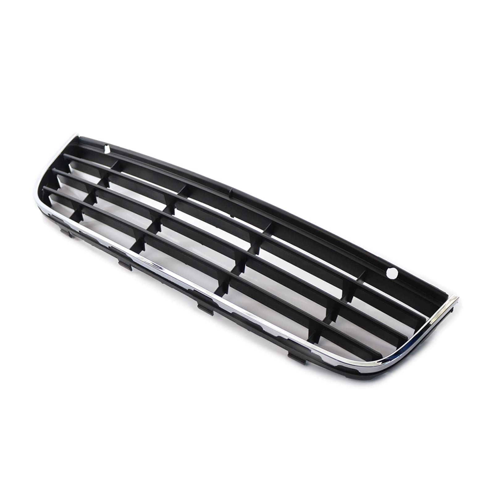 Front Kühlergrille Auto Frontgrill Für VW Für Jetta MK5 2005 2006 2007 2008 2009 2010 1K0853677C ABS Kunststoff Auto Vorderen Stoßfänger Unteren Mitte Grille Mit Chrom Rahmen von AJHJET