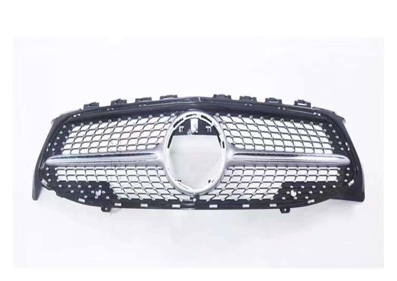 Front Kühlergrille Auto Frontgrill GT Diamond Frontgrill Grill Facelift Für Benz C118 W118 Für CLA 2019 2020 2021 2022 180 200 250 260 220 Tuning-Zubehör(Diamond Silvery) von AJHJET